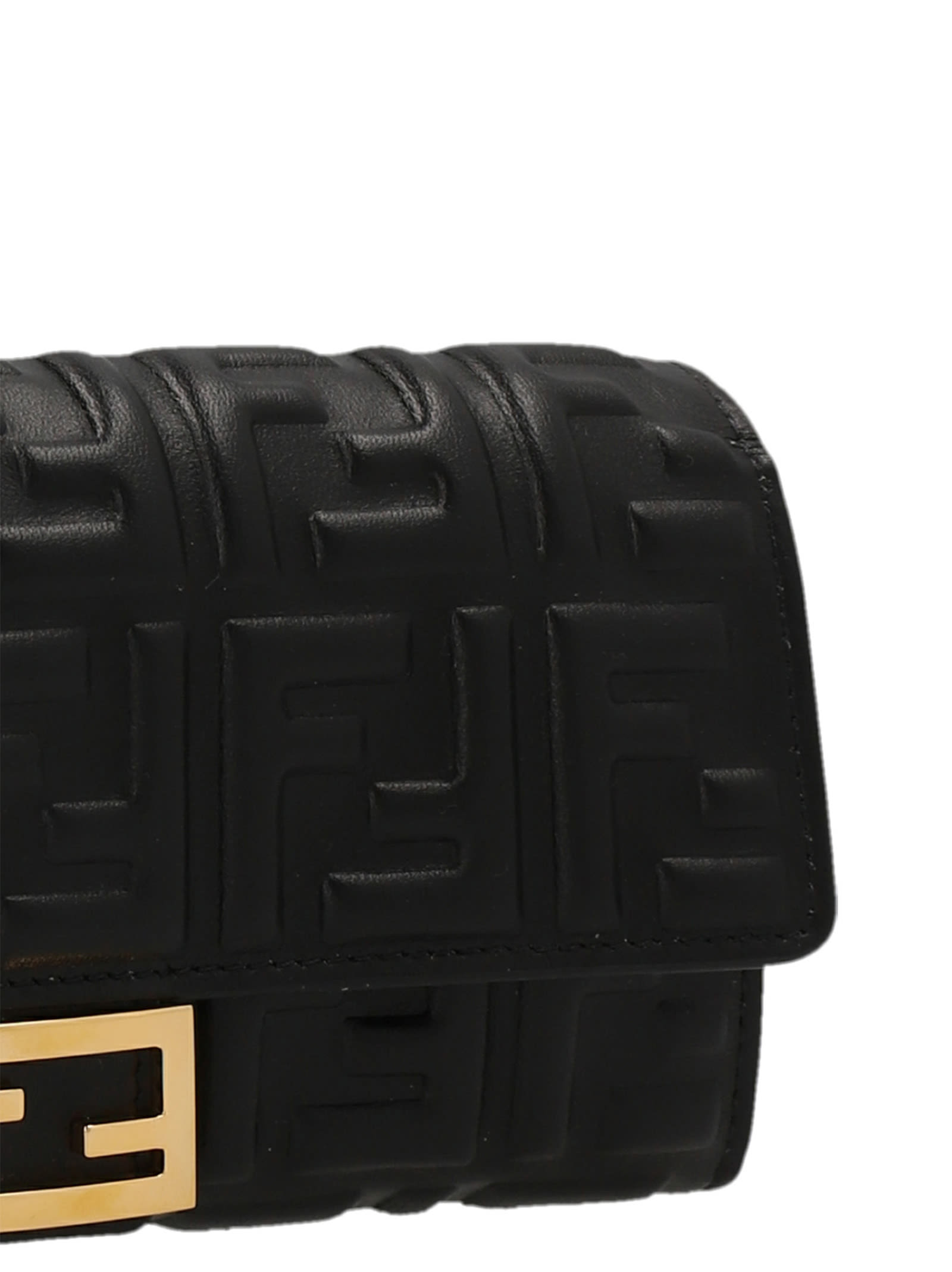 Fendi Baguette Wallet In Black