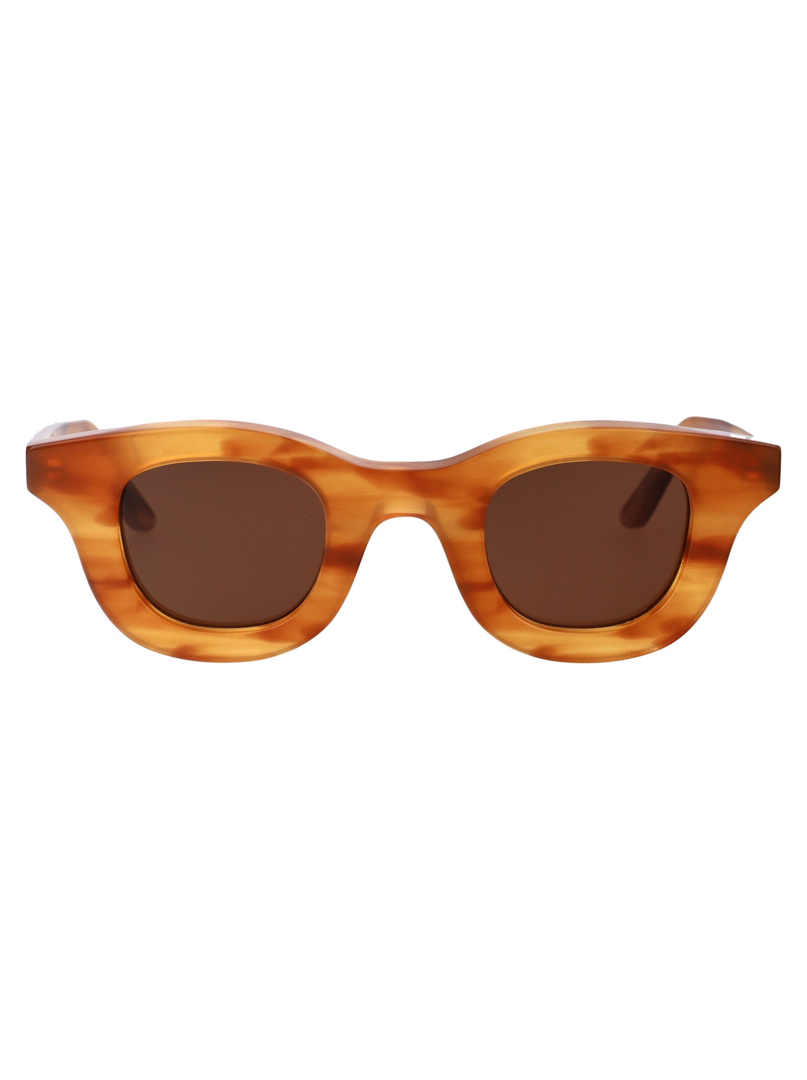 Shop Thierry Lasry Hacktivity Sunglasses In 117 Brown