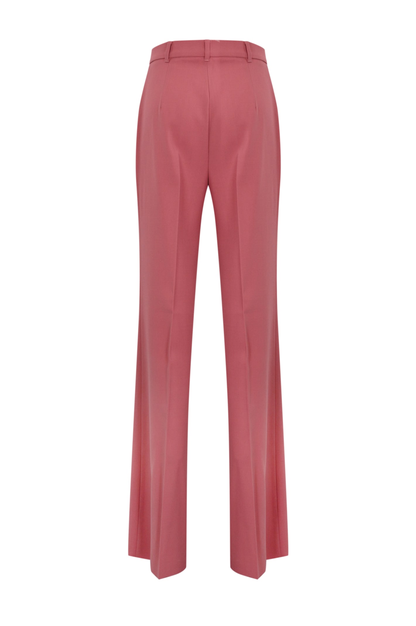 Max Mara Quasar Trousers In Crepe Satin In Pink