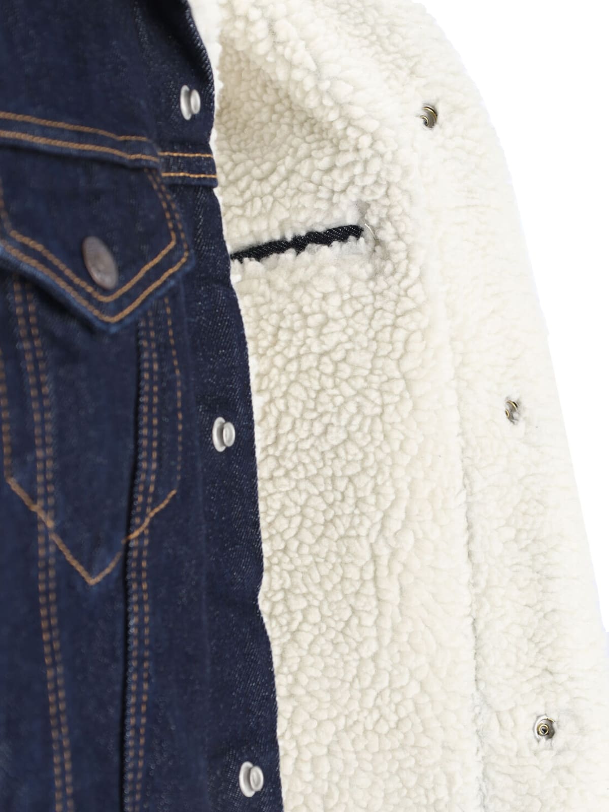 Levi's Sherpa Jacket In Blue