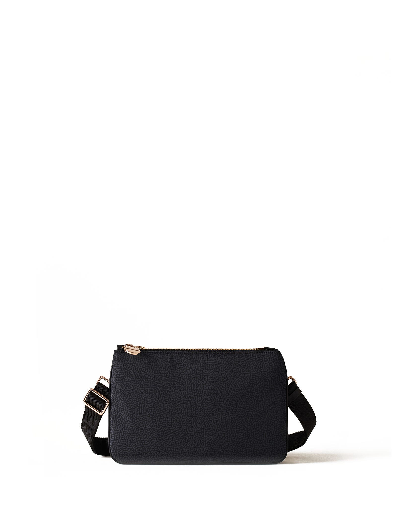 Borbonese Eco Line Small Shoulder Bag In Op Fabric
