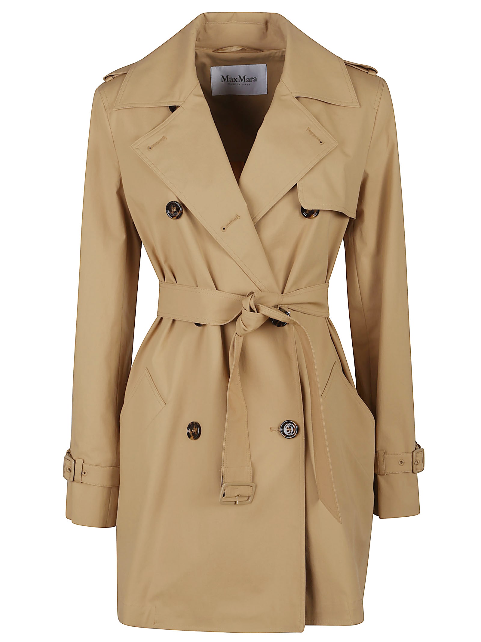 Max Mara Landa Cotton Canvas Mackintosh