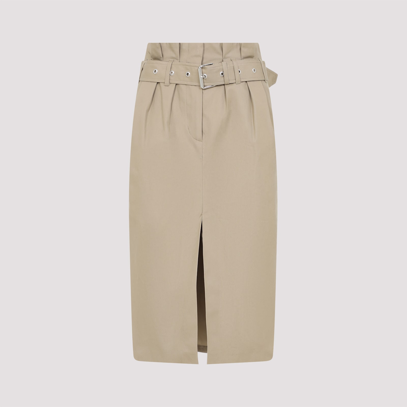 Dries Van Noten Seaches Beige Cotton Skirt In Neutral