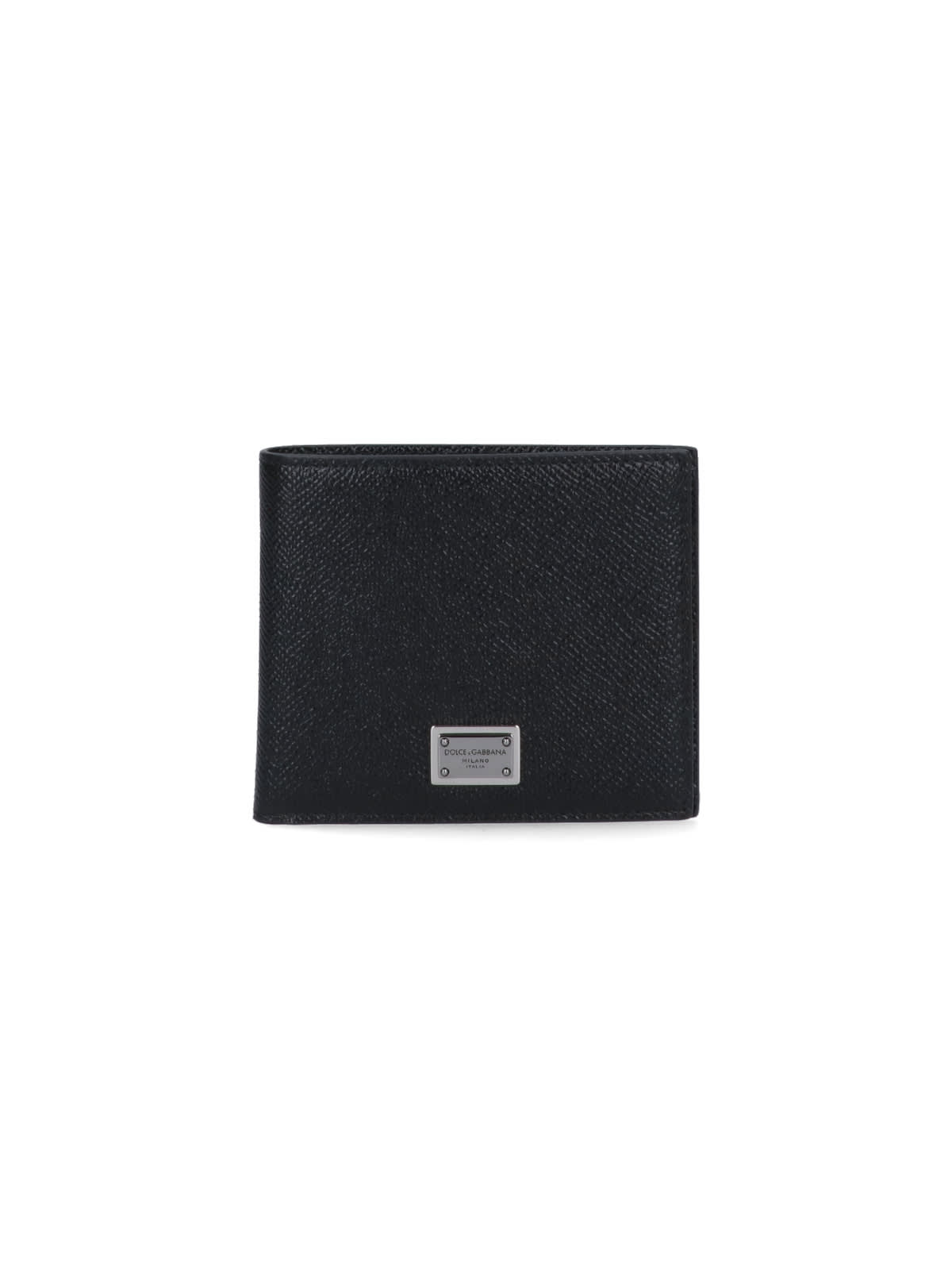 Dolce & Gabbana Bi-fold Wallet Dauphine In Nero