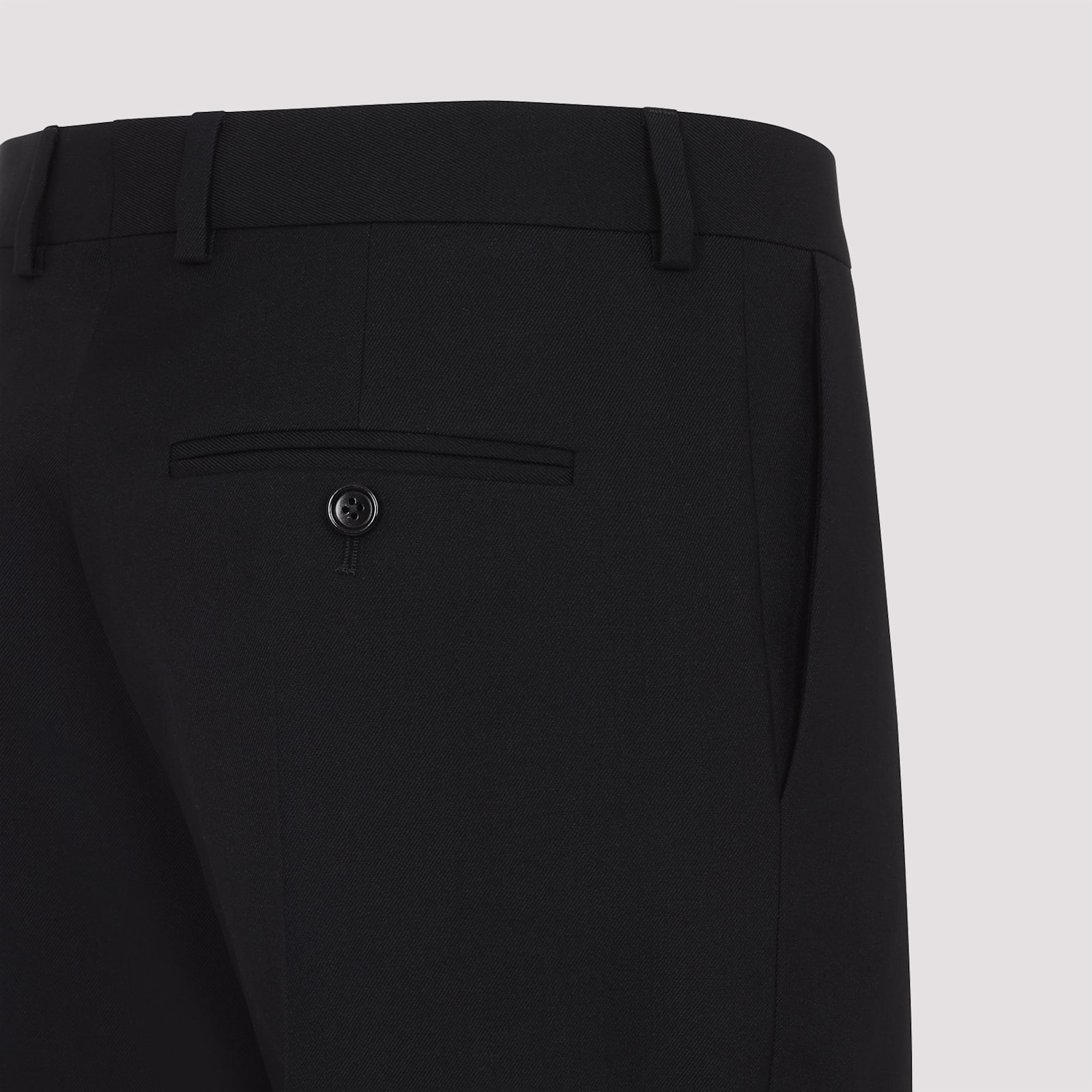 Celine Straight Casual Pants In Black