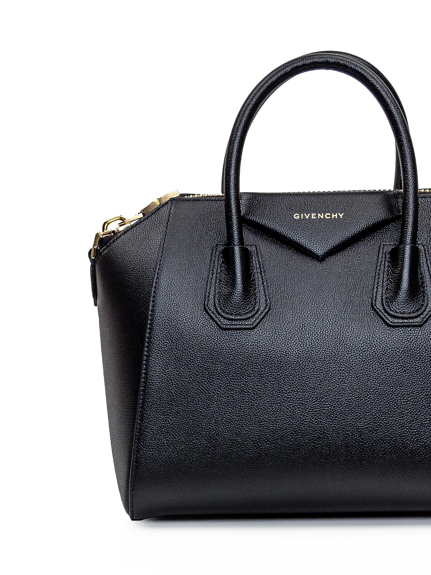 Shop Givenchy Antigona Small Bag In Black