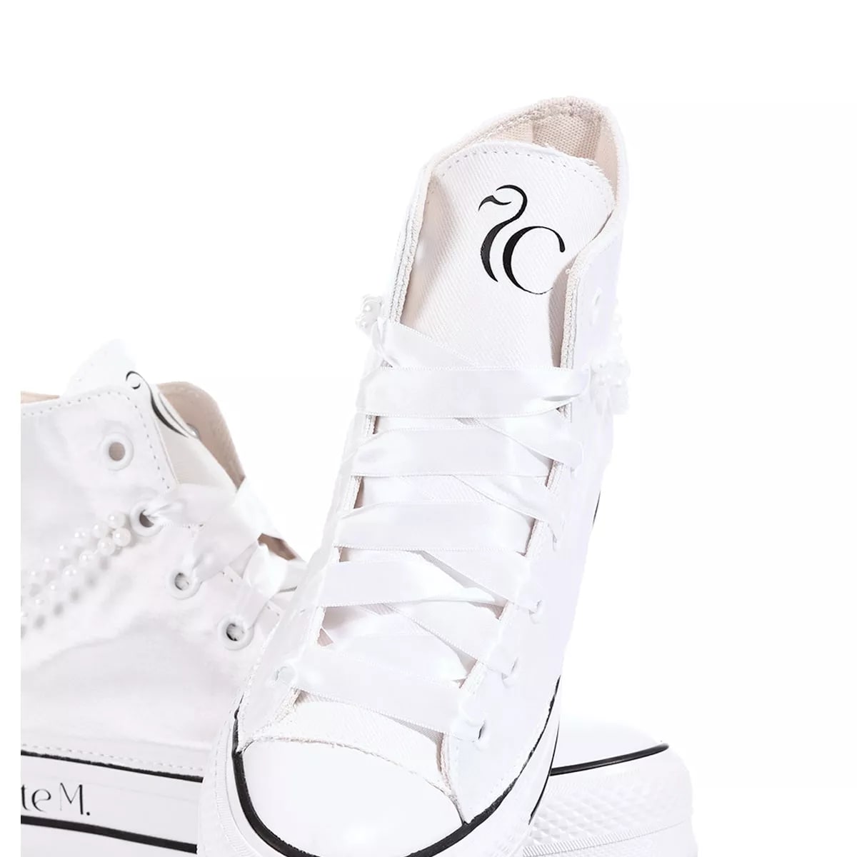 Shop Mimanera Converse Platform Pearls By Charlotte M.