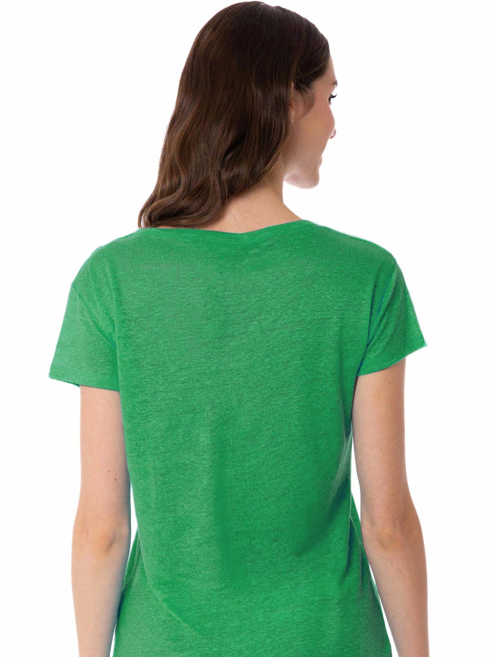 Shop Mc2 Saint Barth Woman Green Linen T-shirt