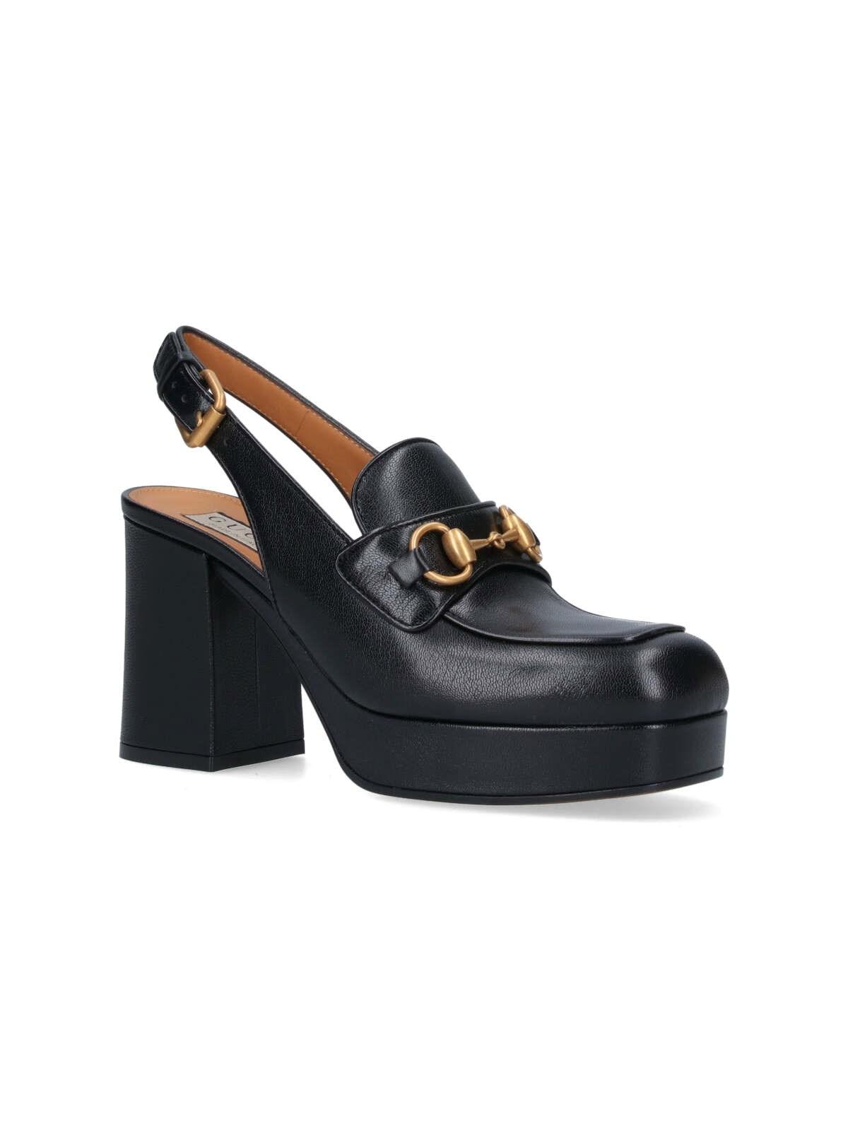 Gucci hot sale slingback loafers