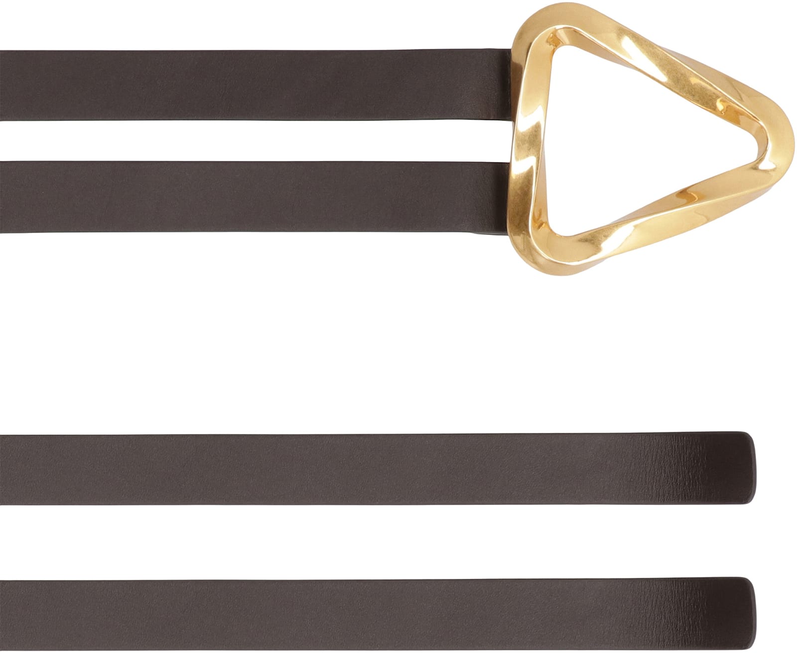 Bottega Veneta Leather Double Strap Belt