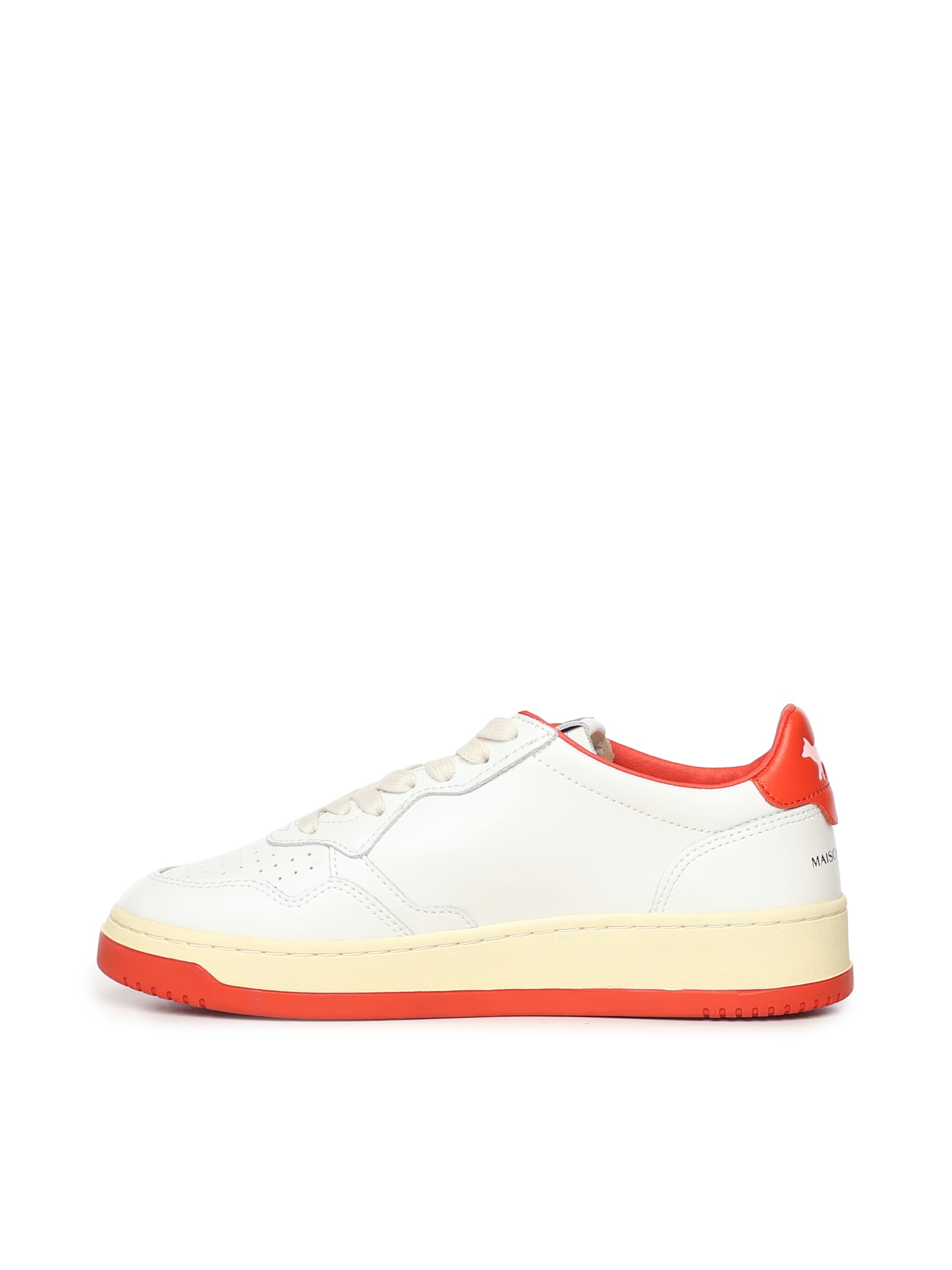 Autry X Maison Kitsune Medalist Low Top Sneakers In Multi
