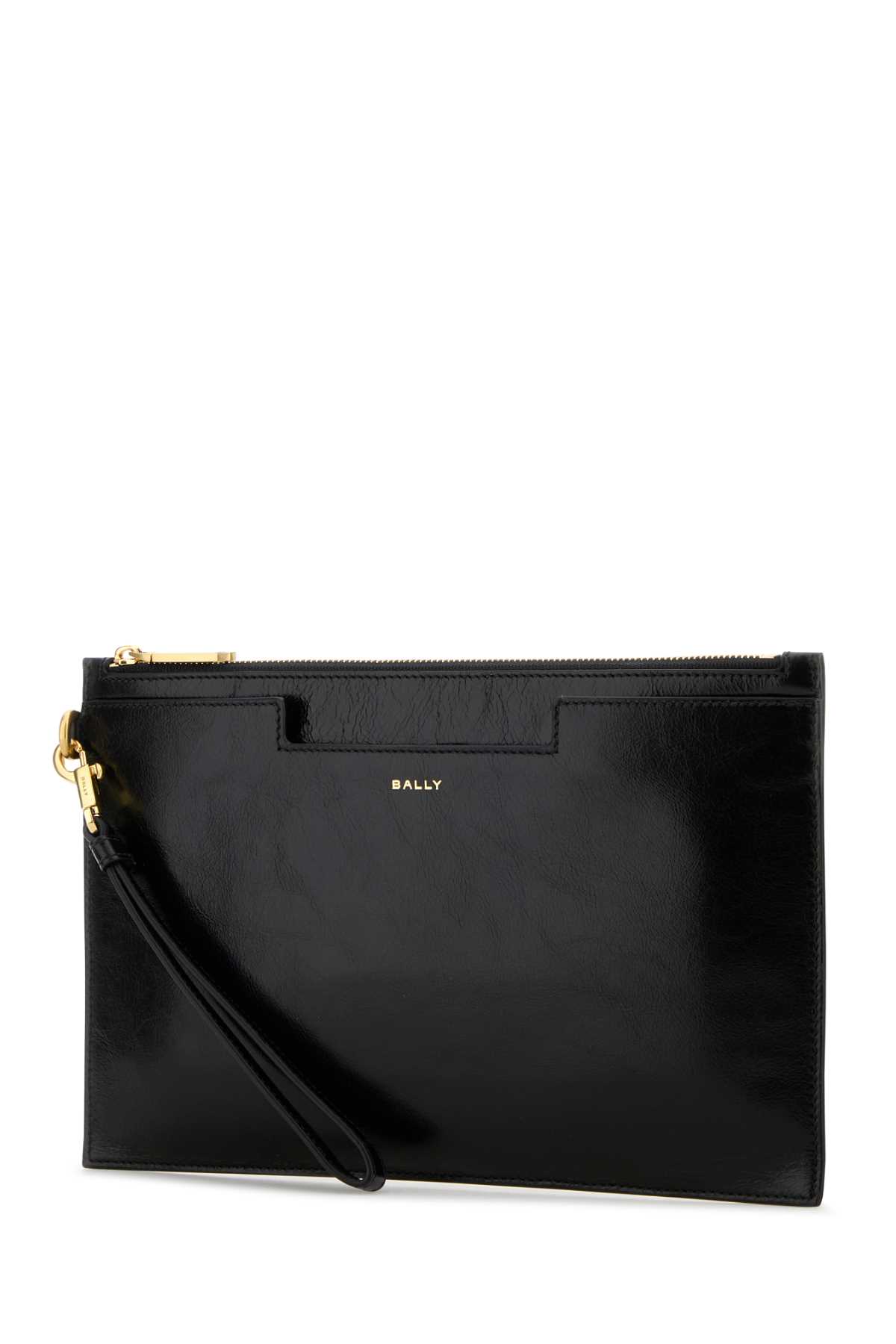 Shop Bally Black Leather Clutch