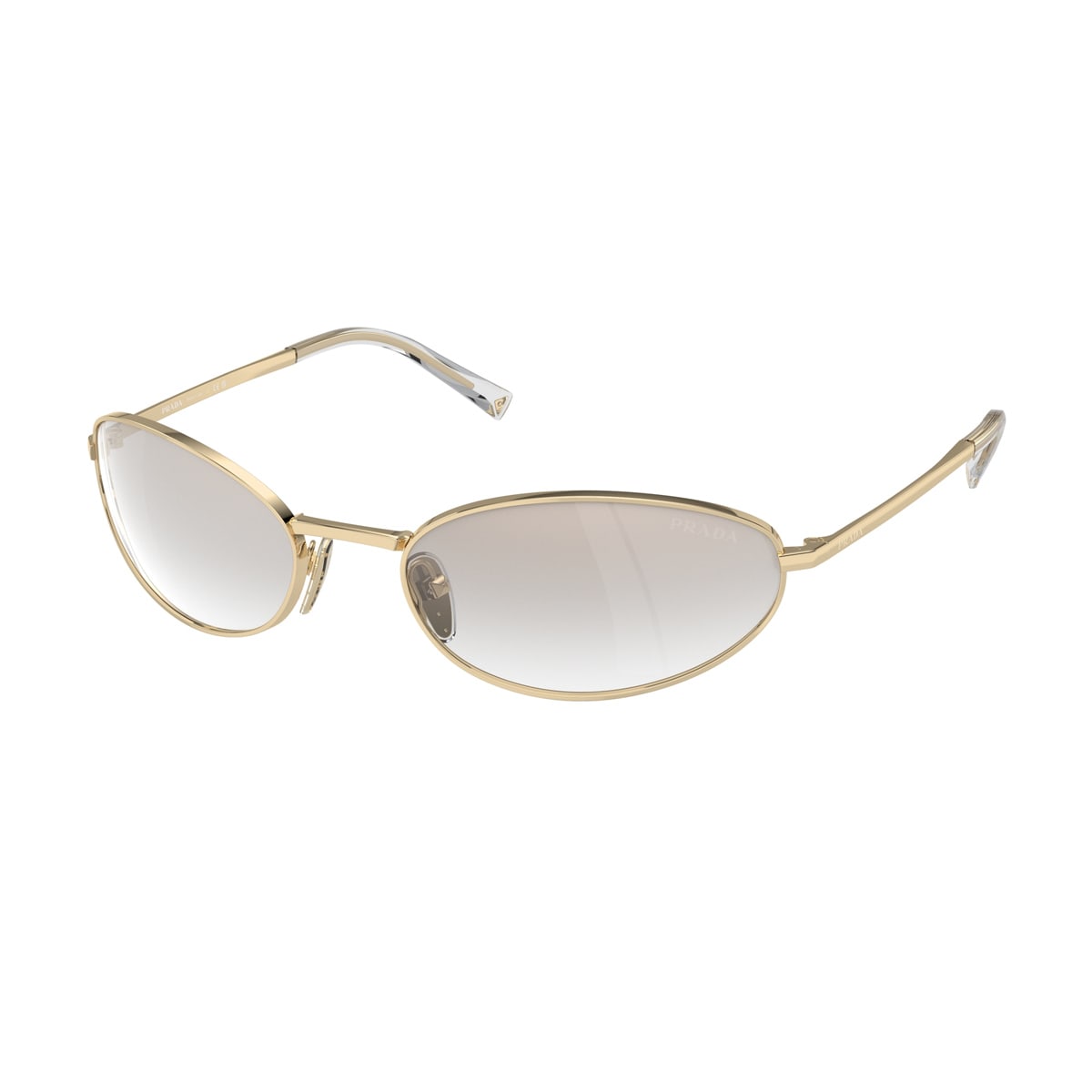 Shop Prada Pra A59s 14n7h1 Oro Pallido Sunglasses
