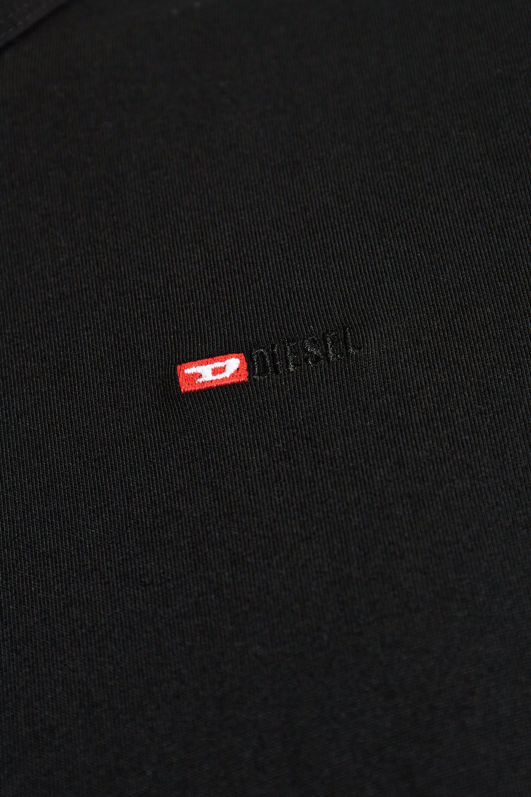 Diesel T-adjust-microdiv T-shirt In Black