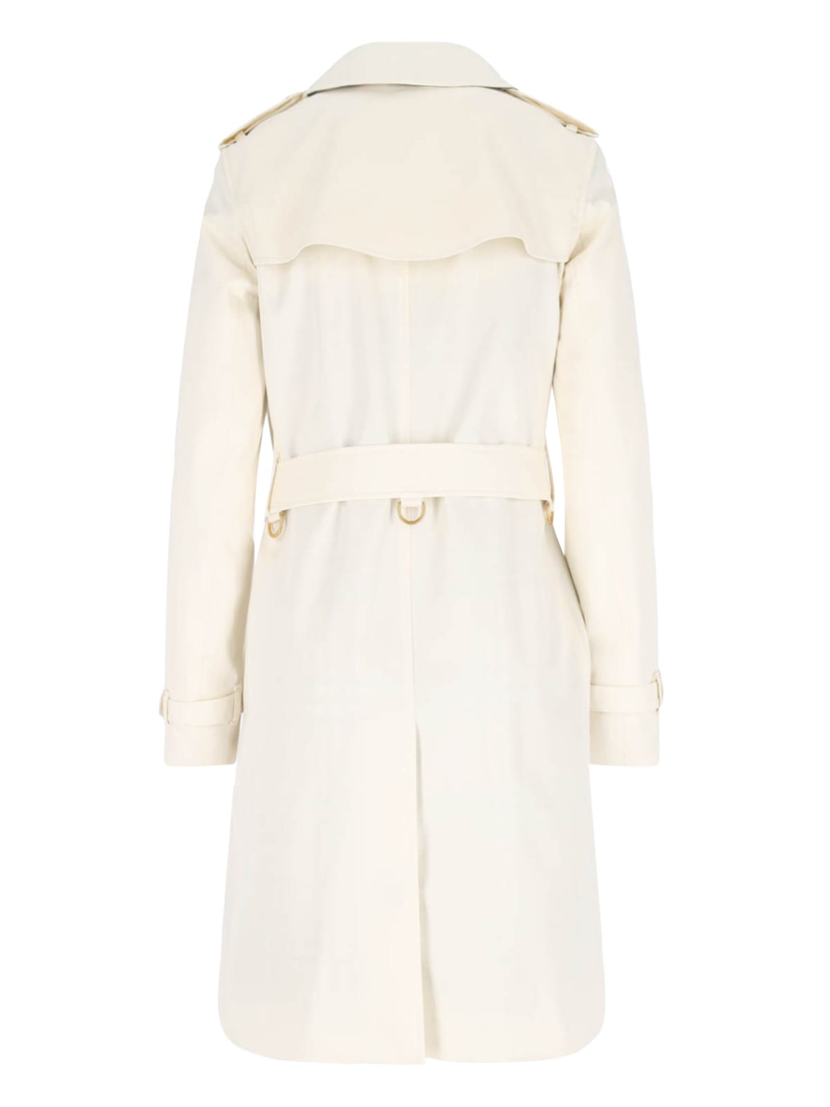Burberry Waist Belted Double-breasted Epaulettes Jacket