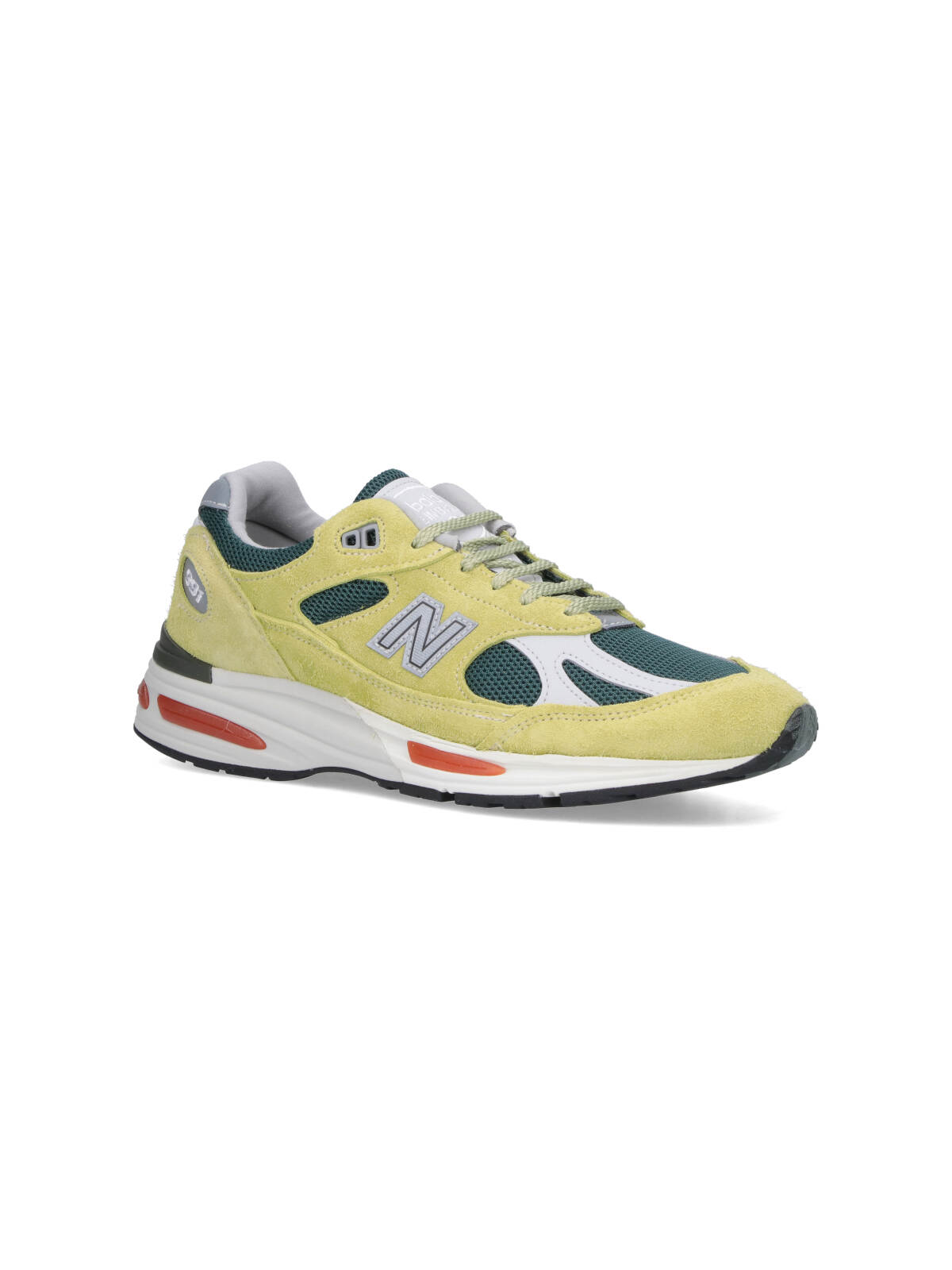 New Balance Made In Uk 991v2 Grape Sorbet Sneakers Beechnut In Green