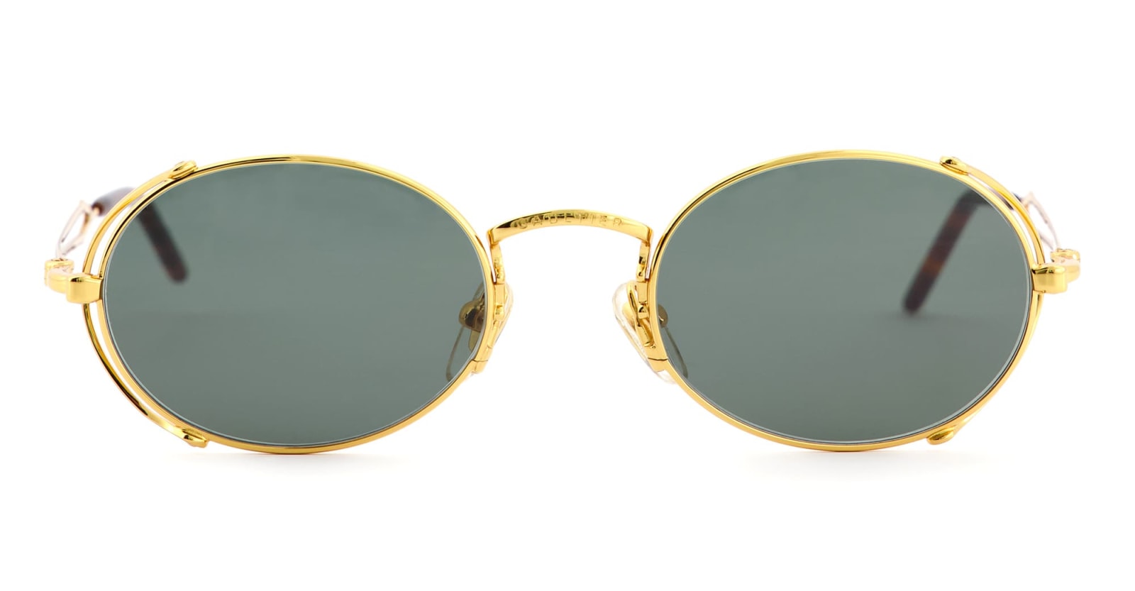 Jean Paul Gaultier 55-3175 - Arceau / Gold Sunglasses In Green