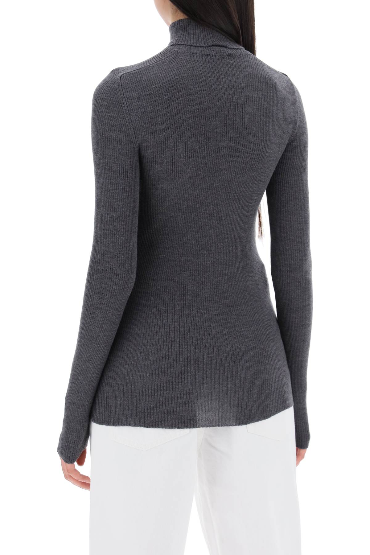 Shop Wardrobe.nyc Merino Wool Dolcev In Charcoal (grey)