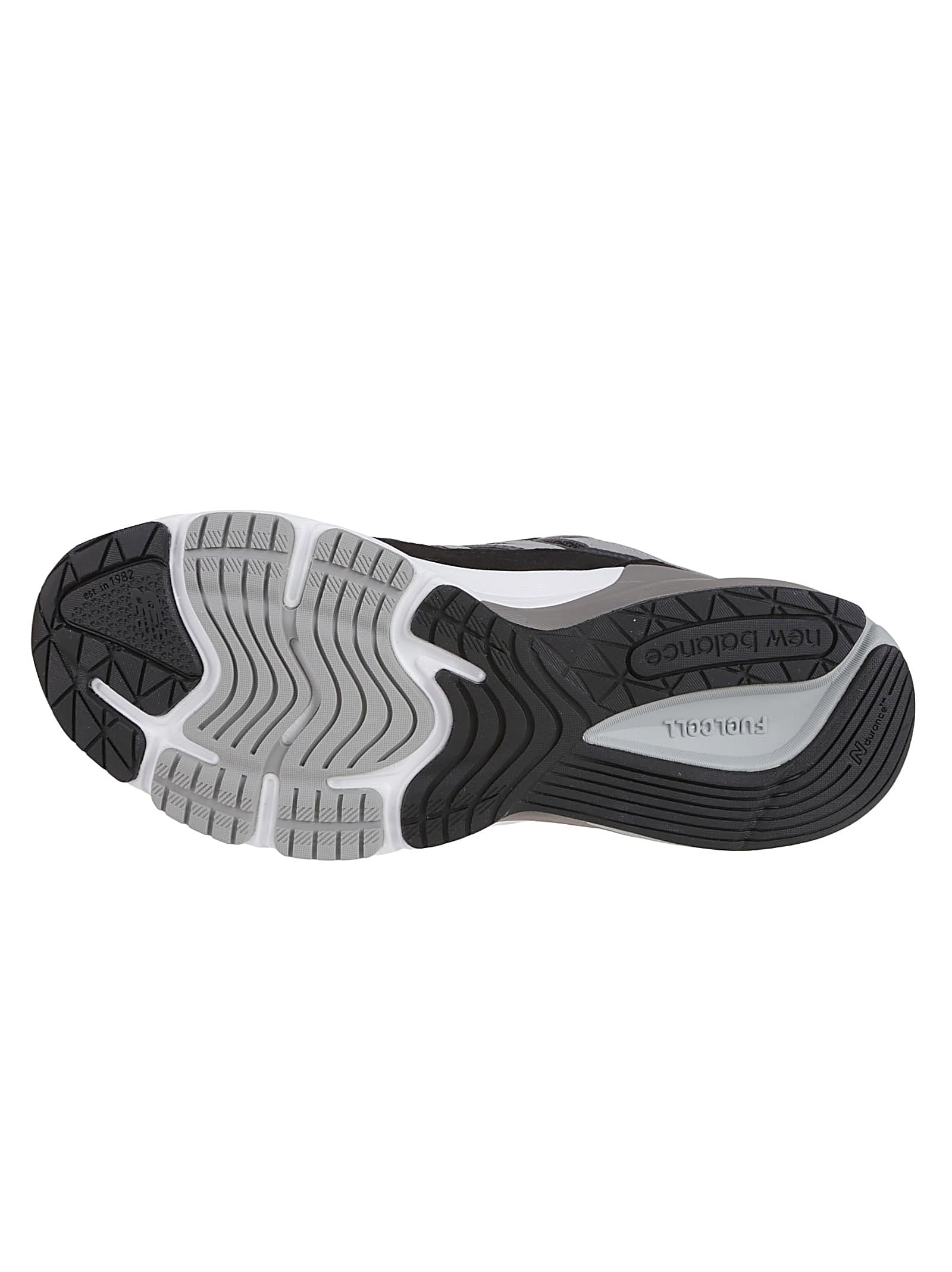 New Balance Mesh Upper Sneakers Contrast Midsole In Black