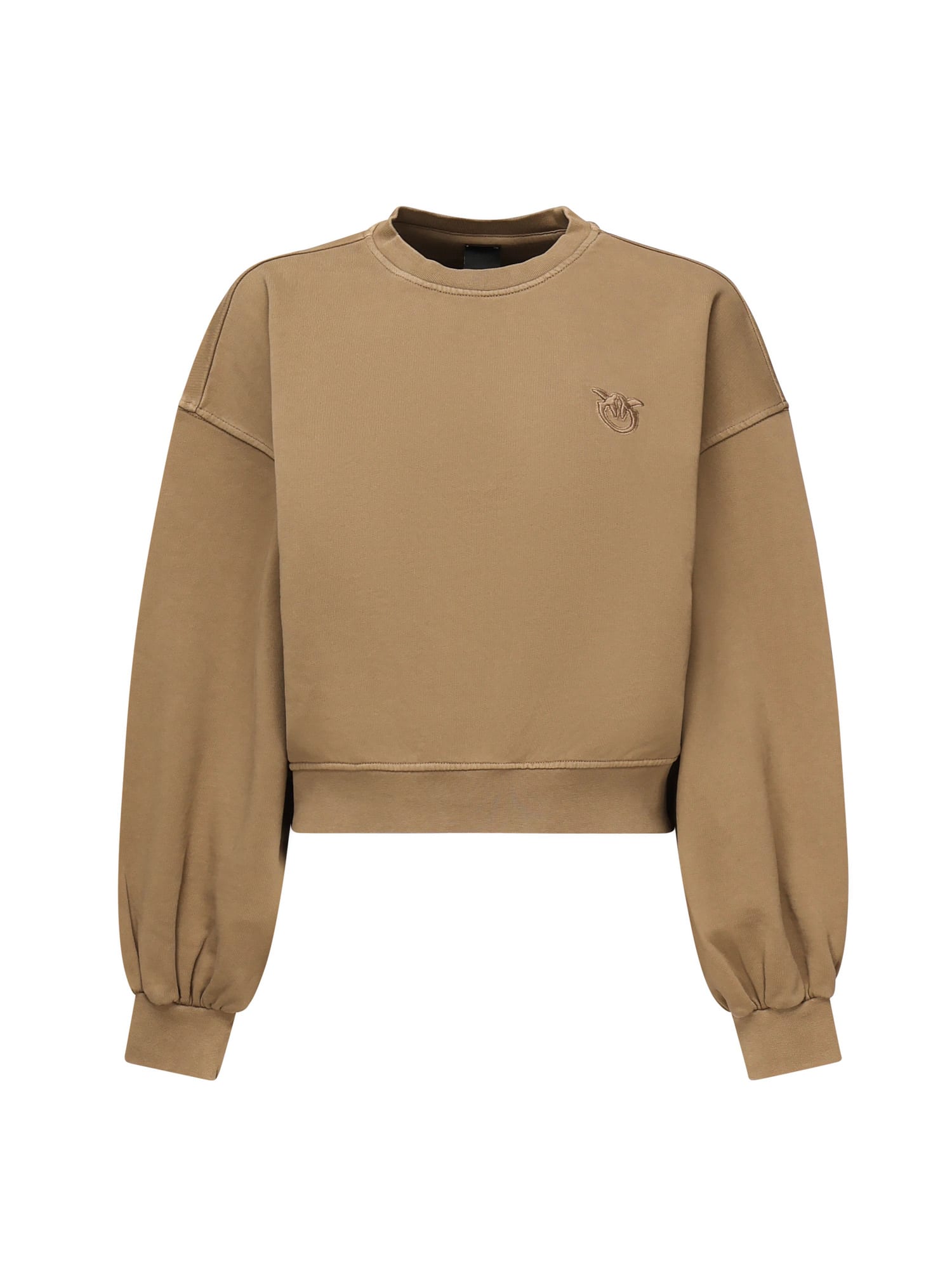 Cropped Sweatshirt With Logo