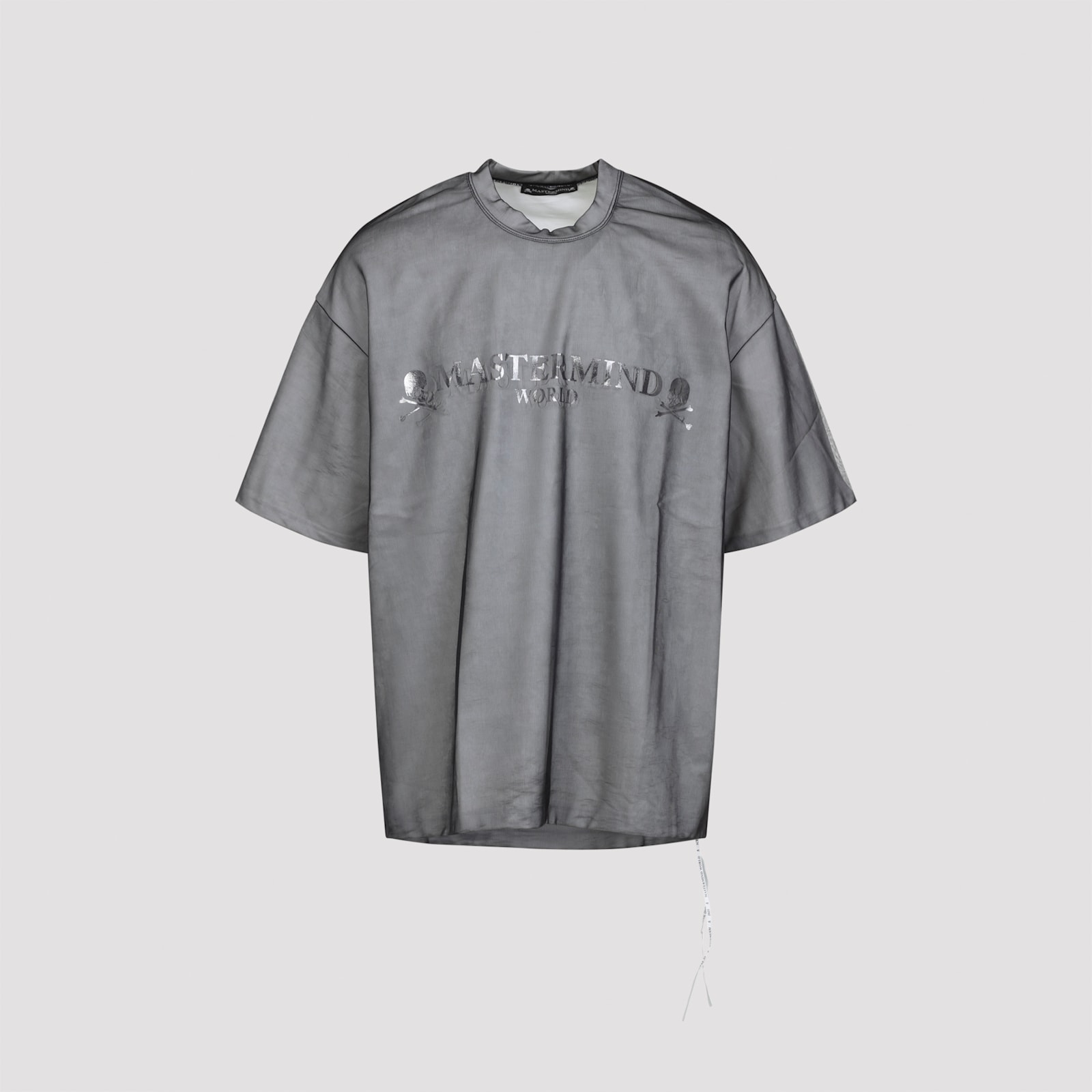 Mastermind Japan Graphic Print Short Sleeve Layered T-shirt In Gray