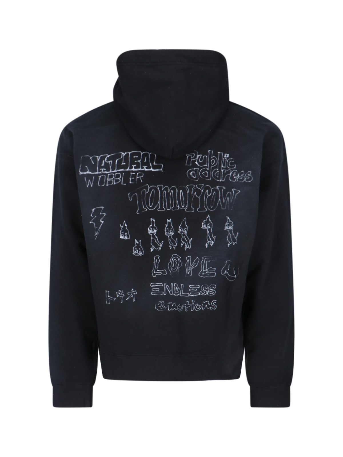 Shop Miharayasuhiro Logo Hoodie In Black