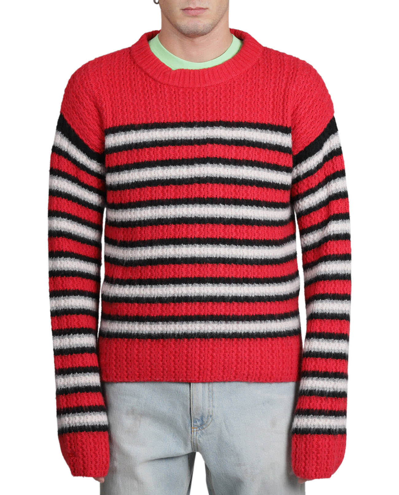 Erl Red Crewneck Sweater