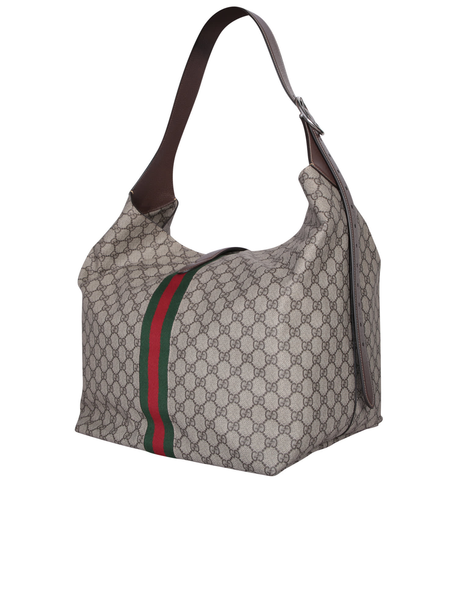 Shop Gucci Jackie 1961 Bag In Beige
