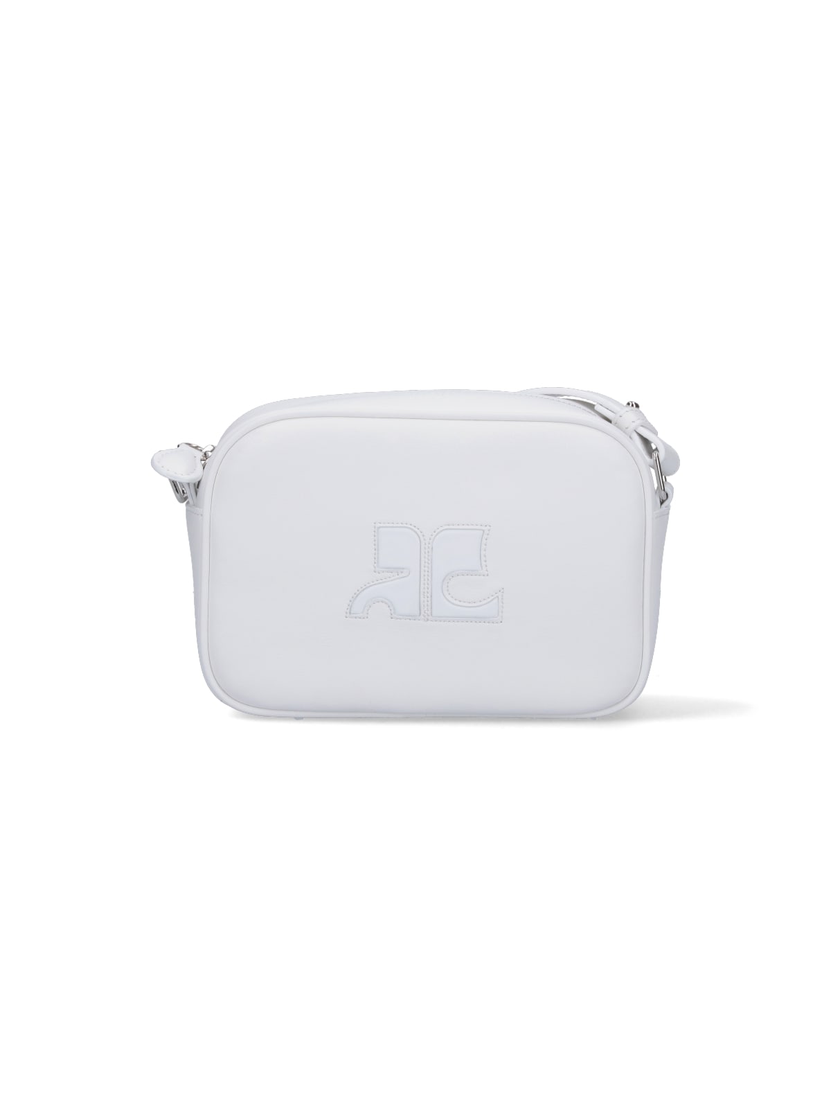 Shop Courrèges Re-edition Camera Bag In White