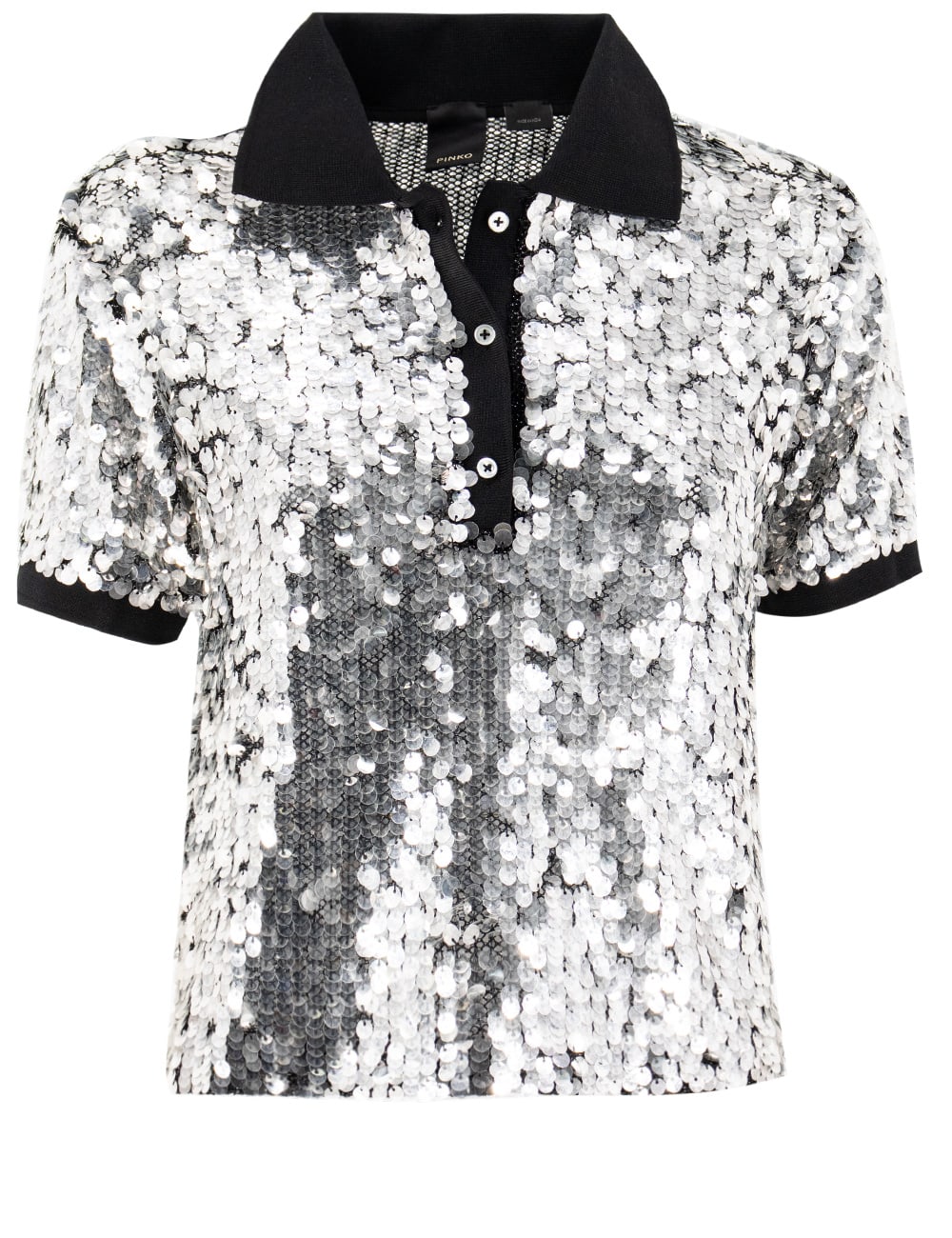 Shop Pinko Shirt In Nero Trasparente