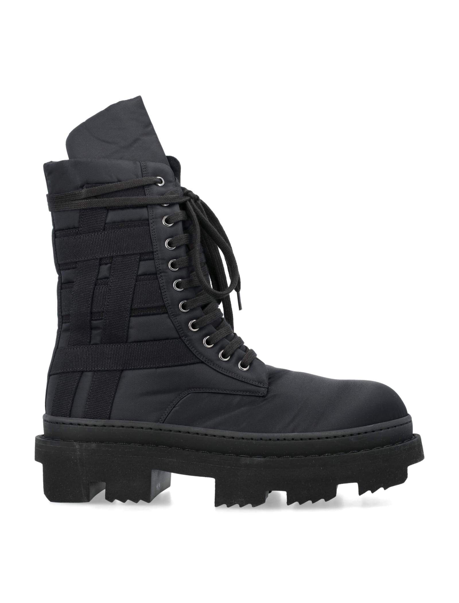 Shop Drkshdw Army Megatooth Ankle Boot In Black