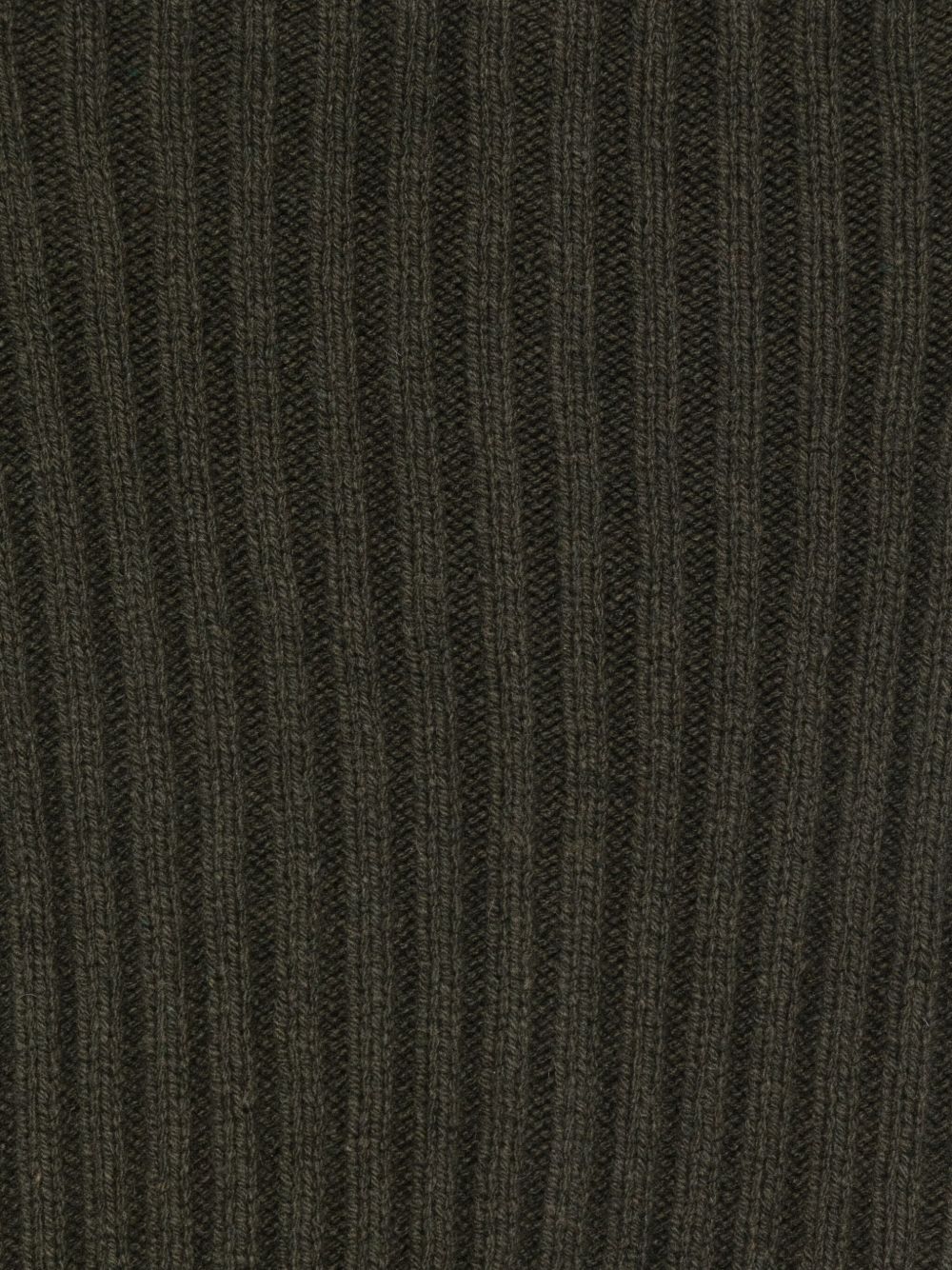 Rick Owens Cashmere Knitted Scarf In Green