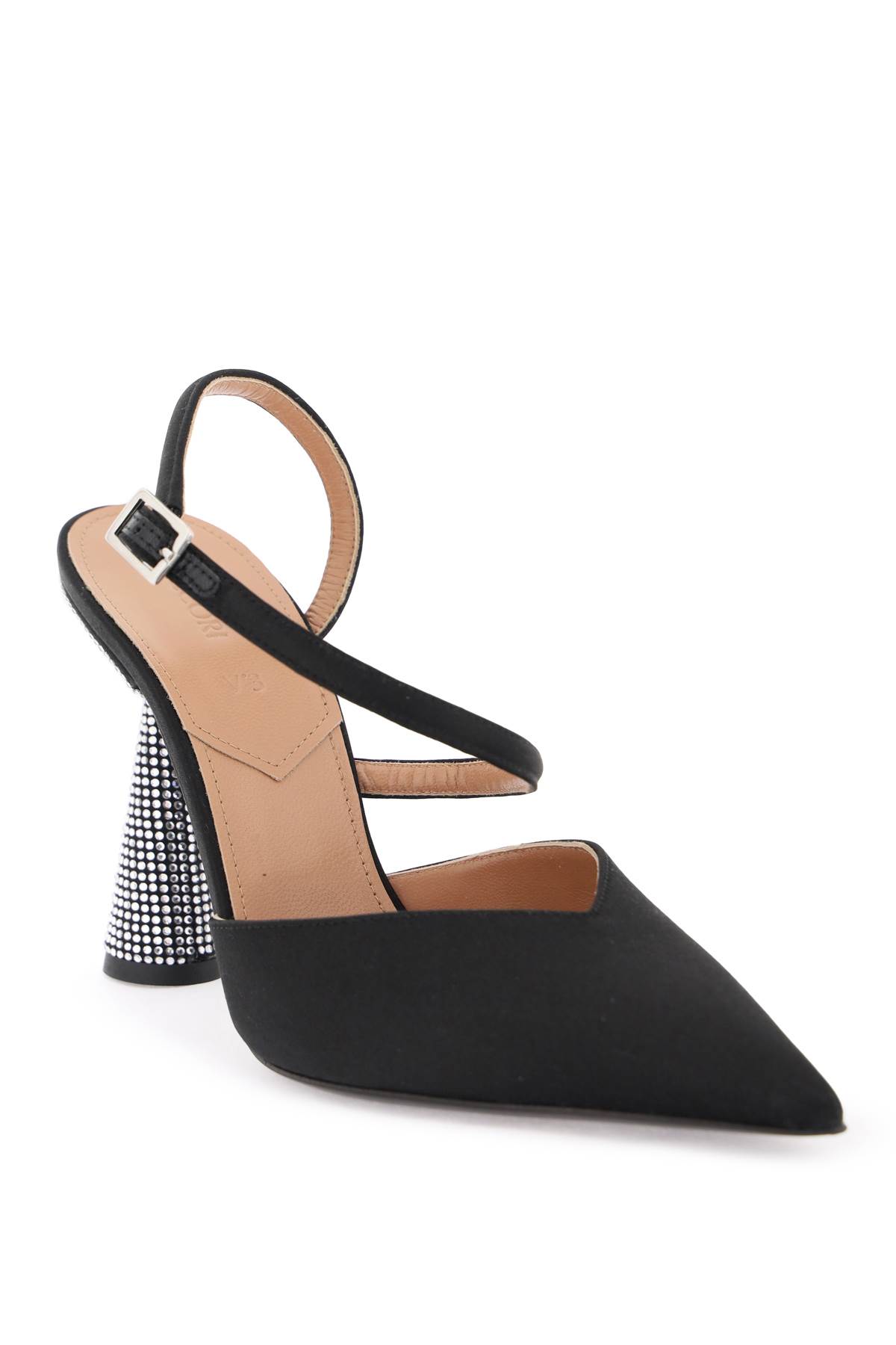 Shop D’accori Arya Slingback Pumps In Noir (black)