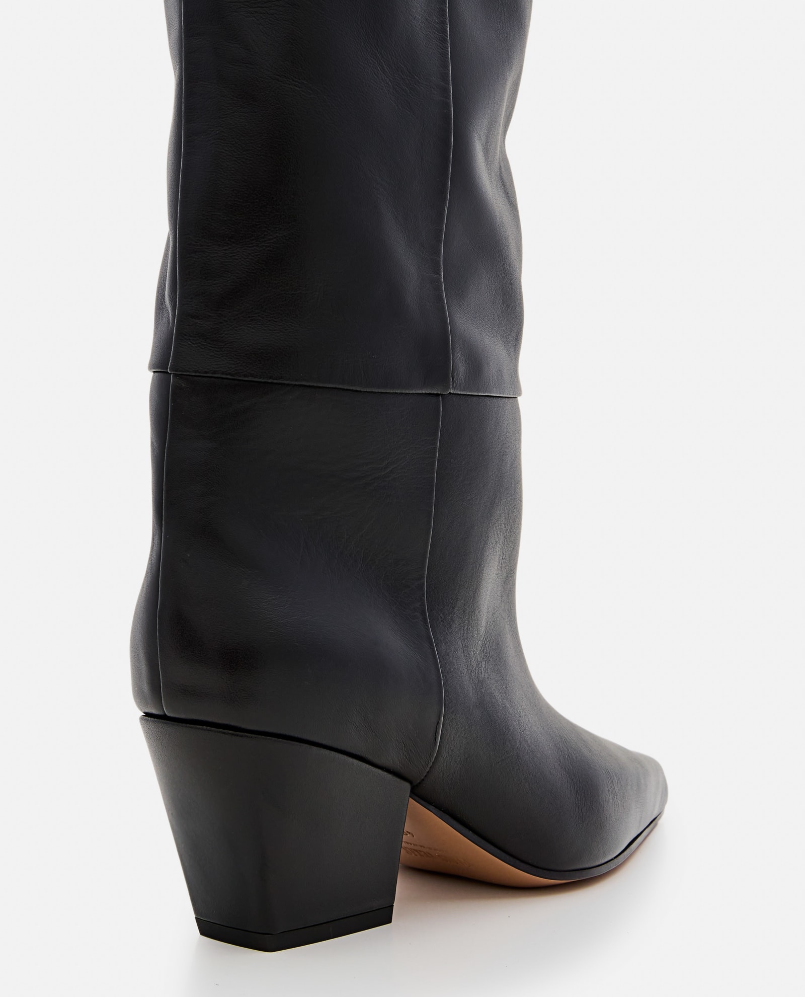 Shop Paris Texas Jane Leather Boots In Black