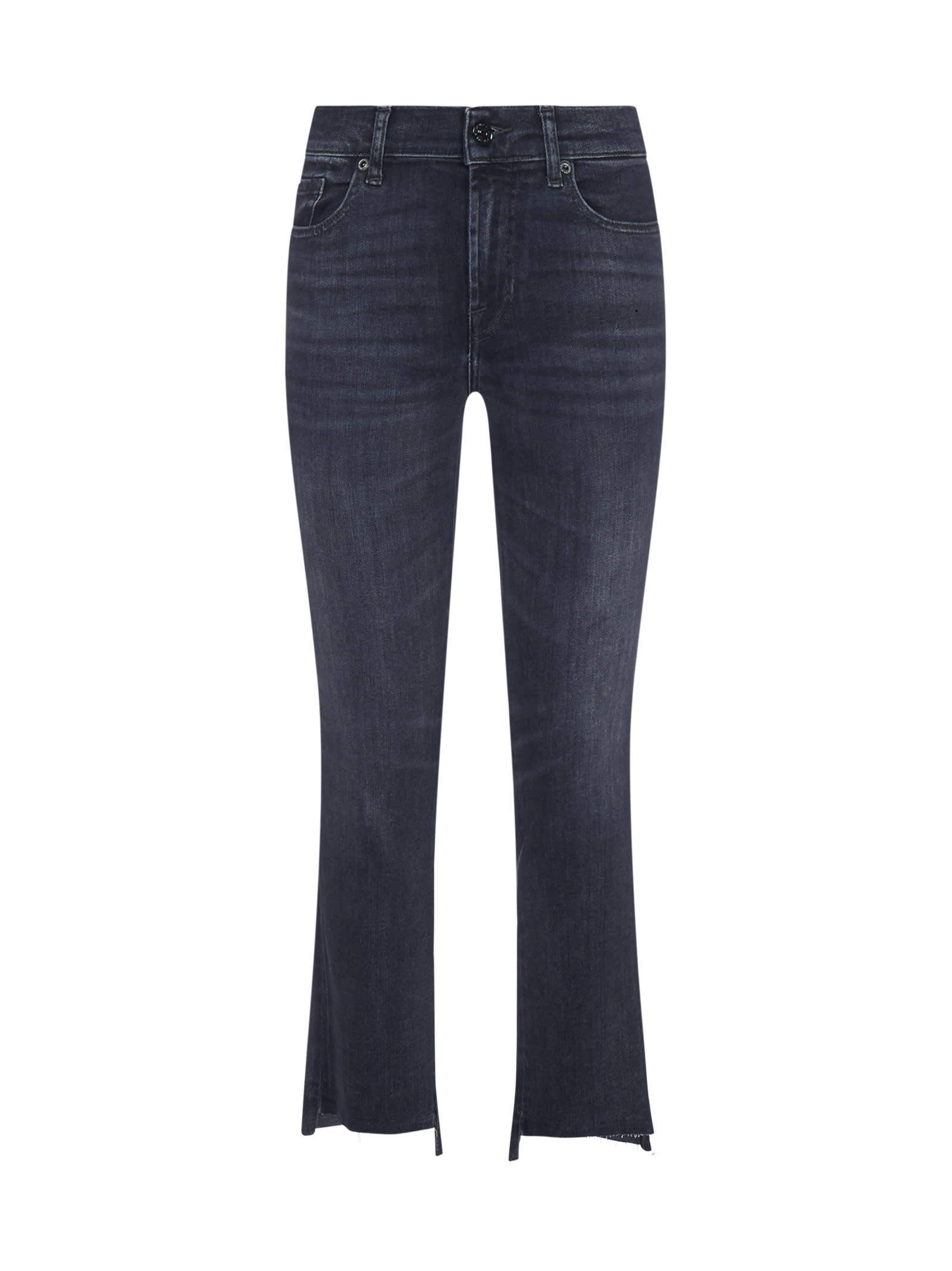 7 For All Mankind Ankle Boot Slim Cropped Jeans