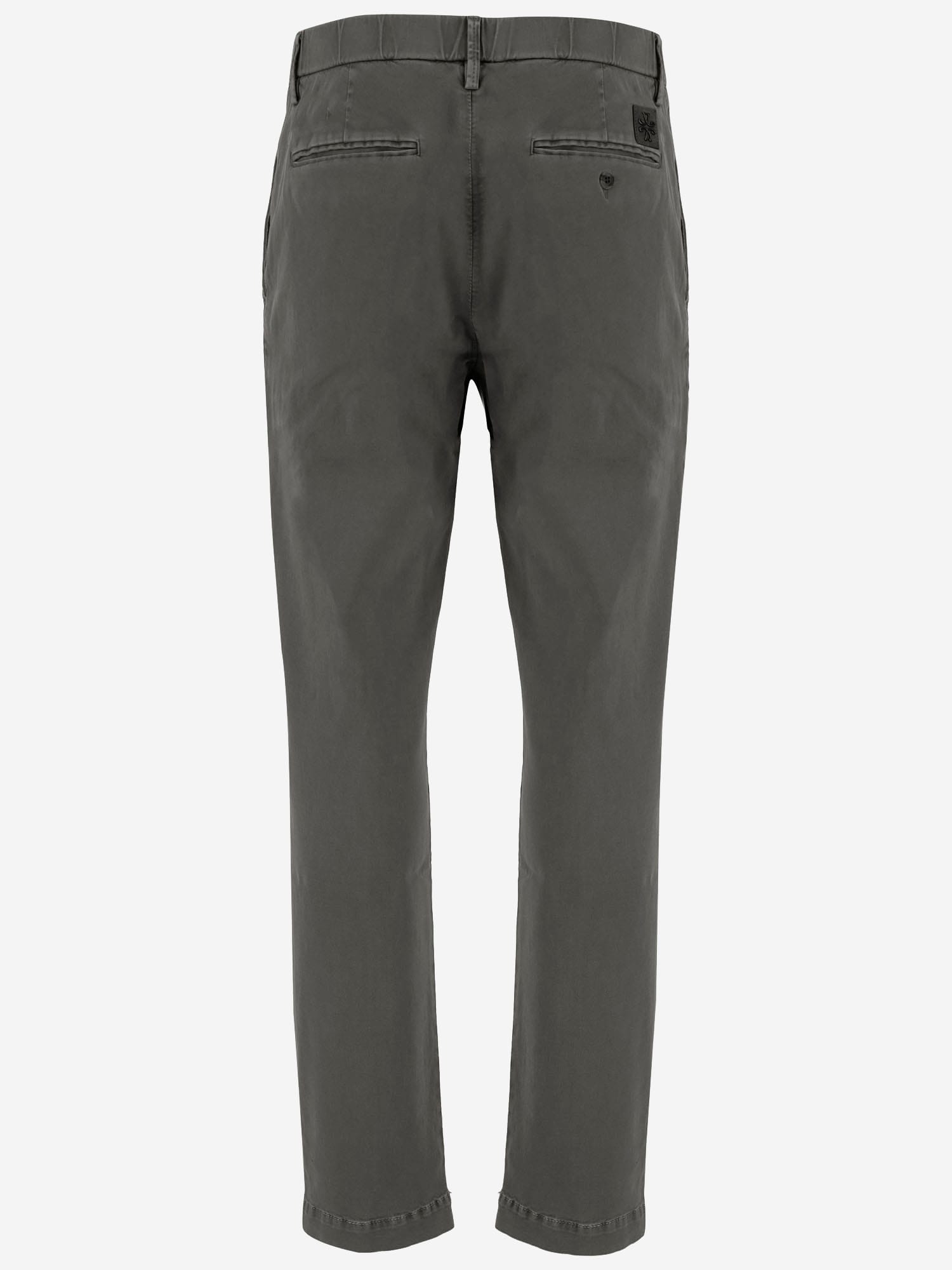 Jacob Cohen Stretch Cotton Trousers In Green