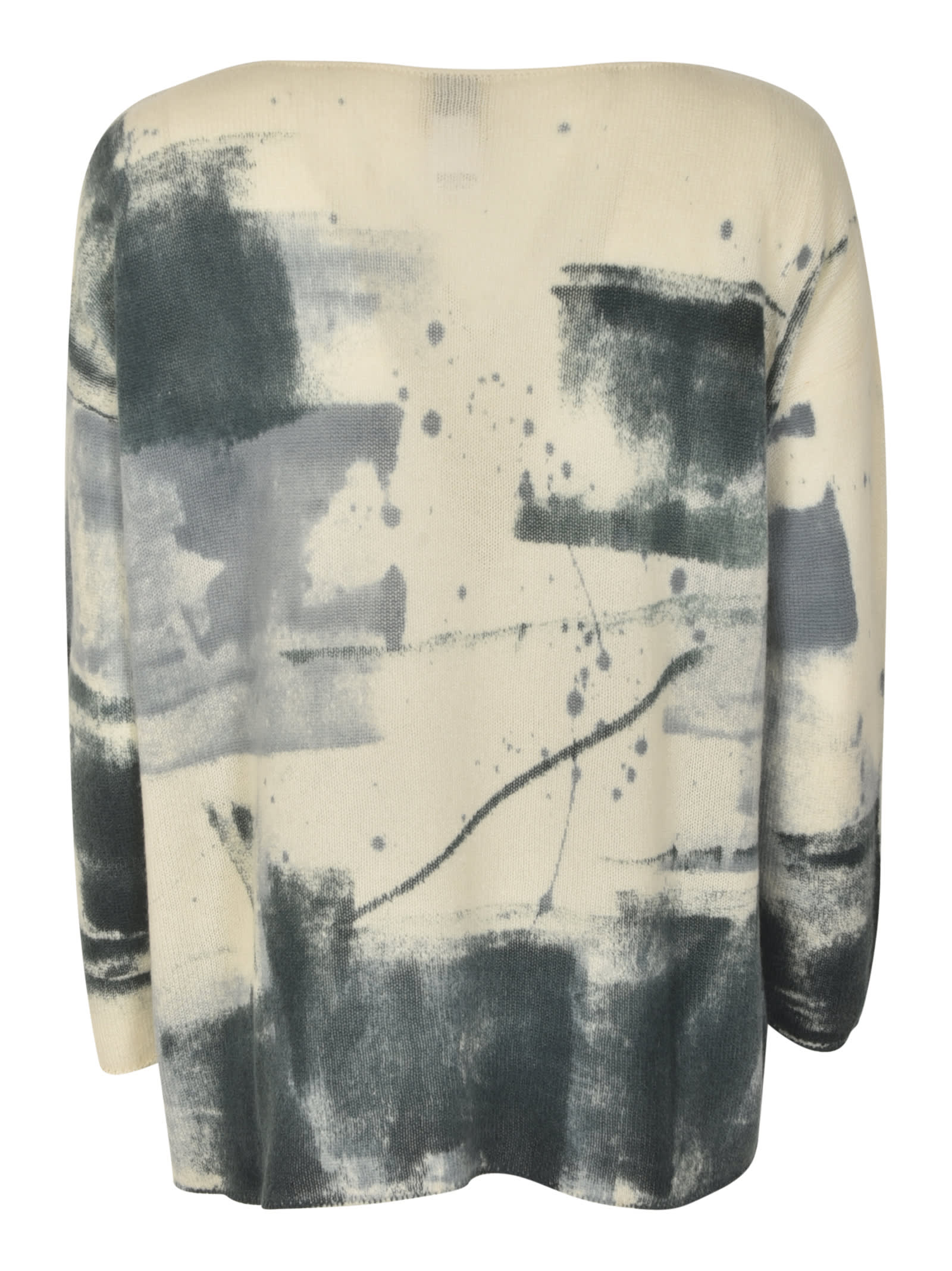 Shop F Cashmere Bruco Sweater In Gray