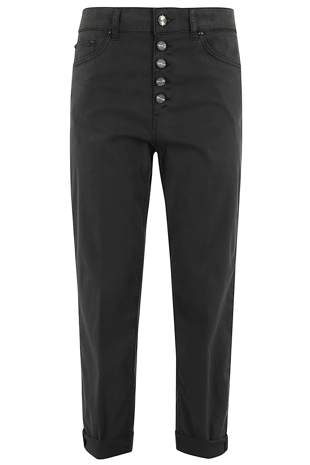 Straight Leg Cropped Trousers