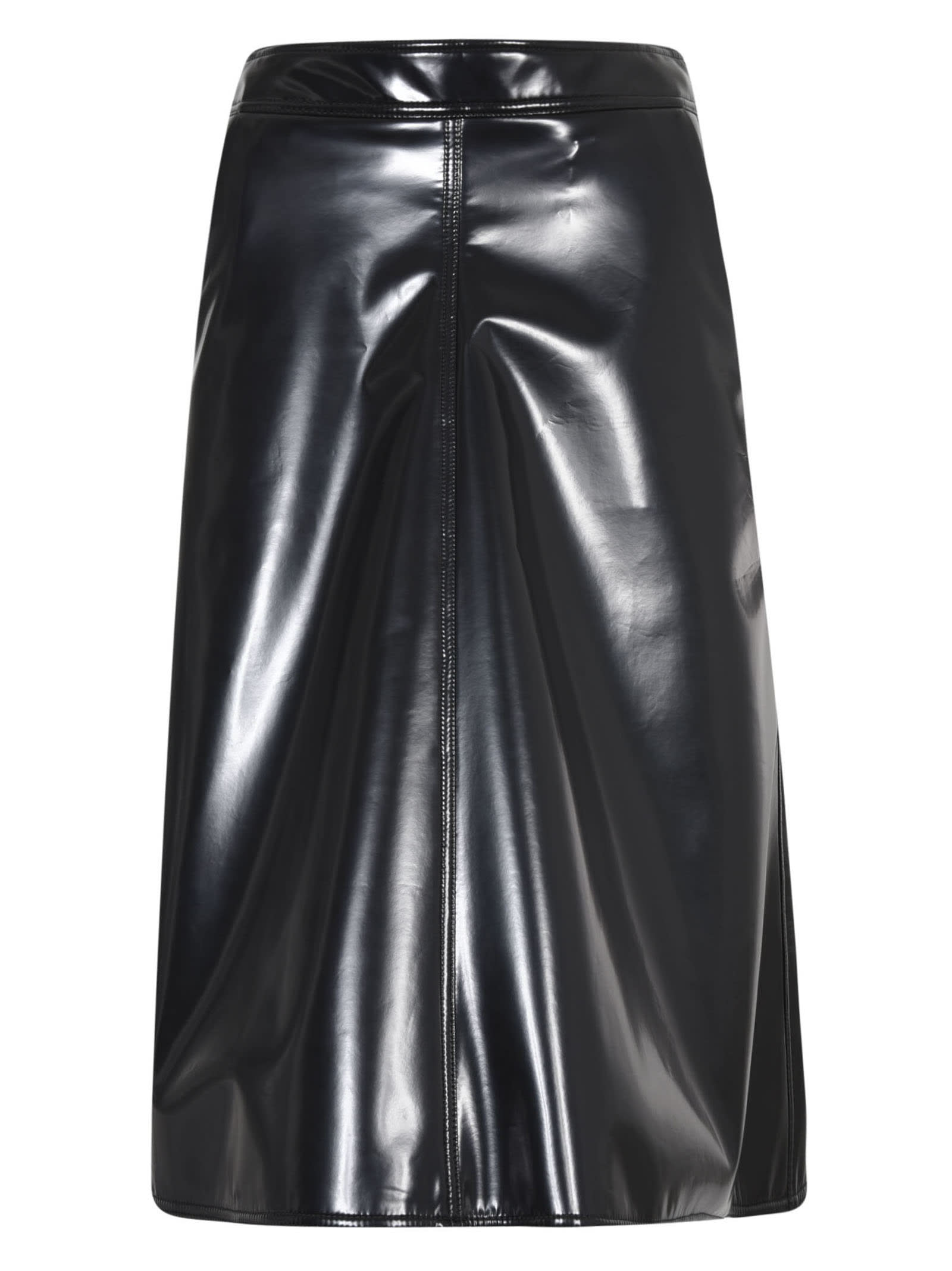 Moncler Genius Rear Zip Shiny Skirt