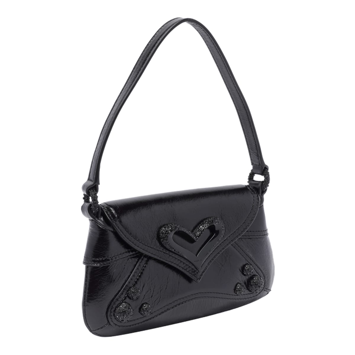 Shop Pinko 520 Baby Shoulder Bag In Black