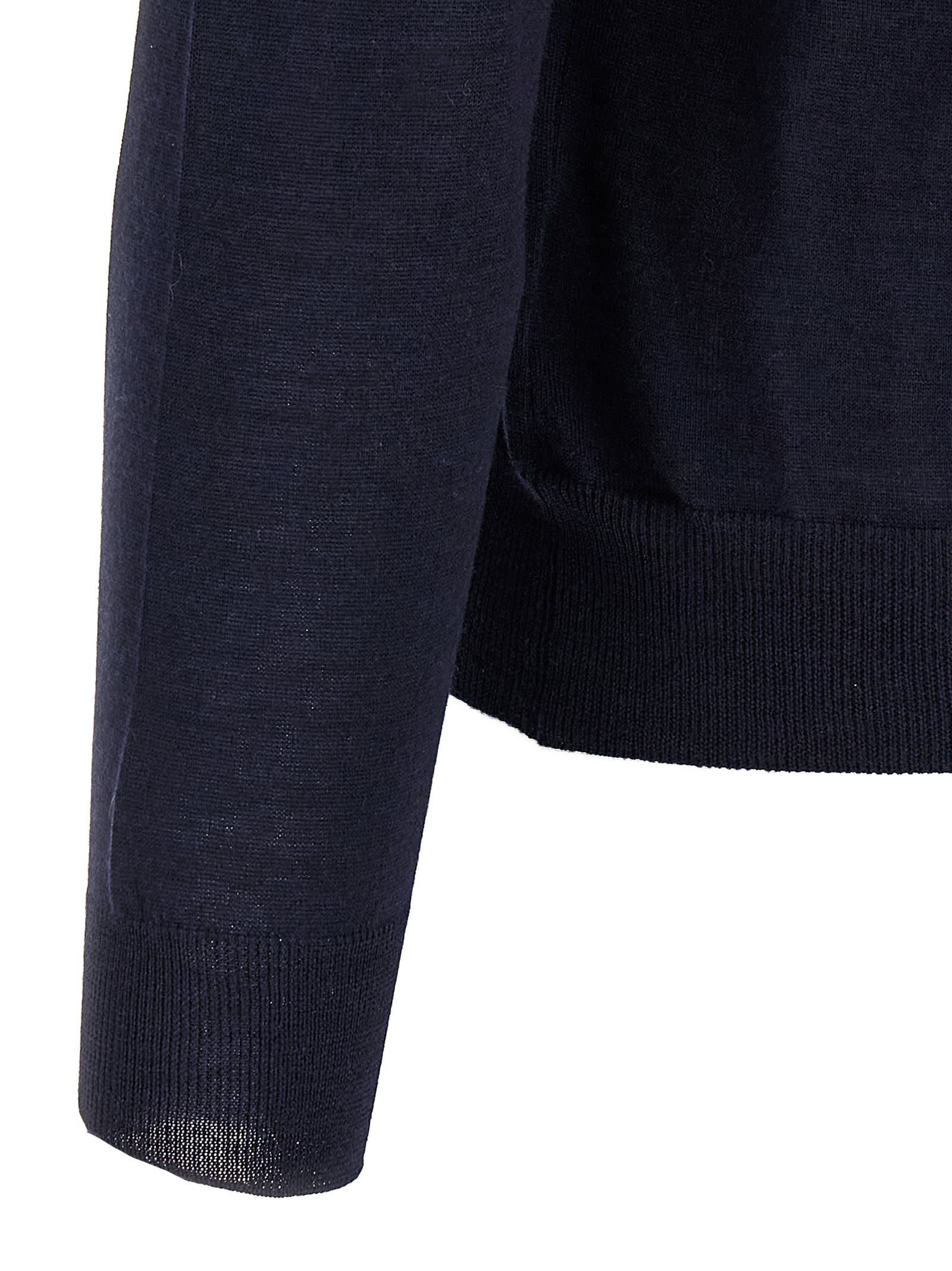 Barba Napoli Barba Crew-neck Sweater In Blue