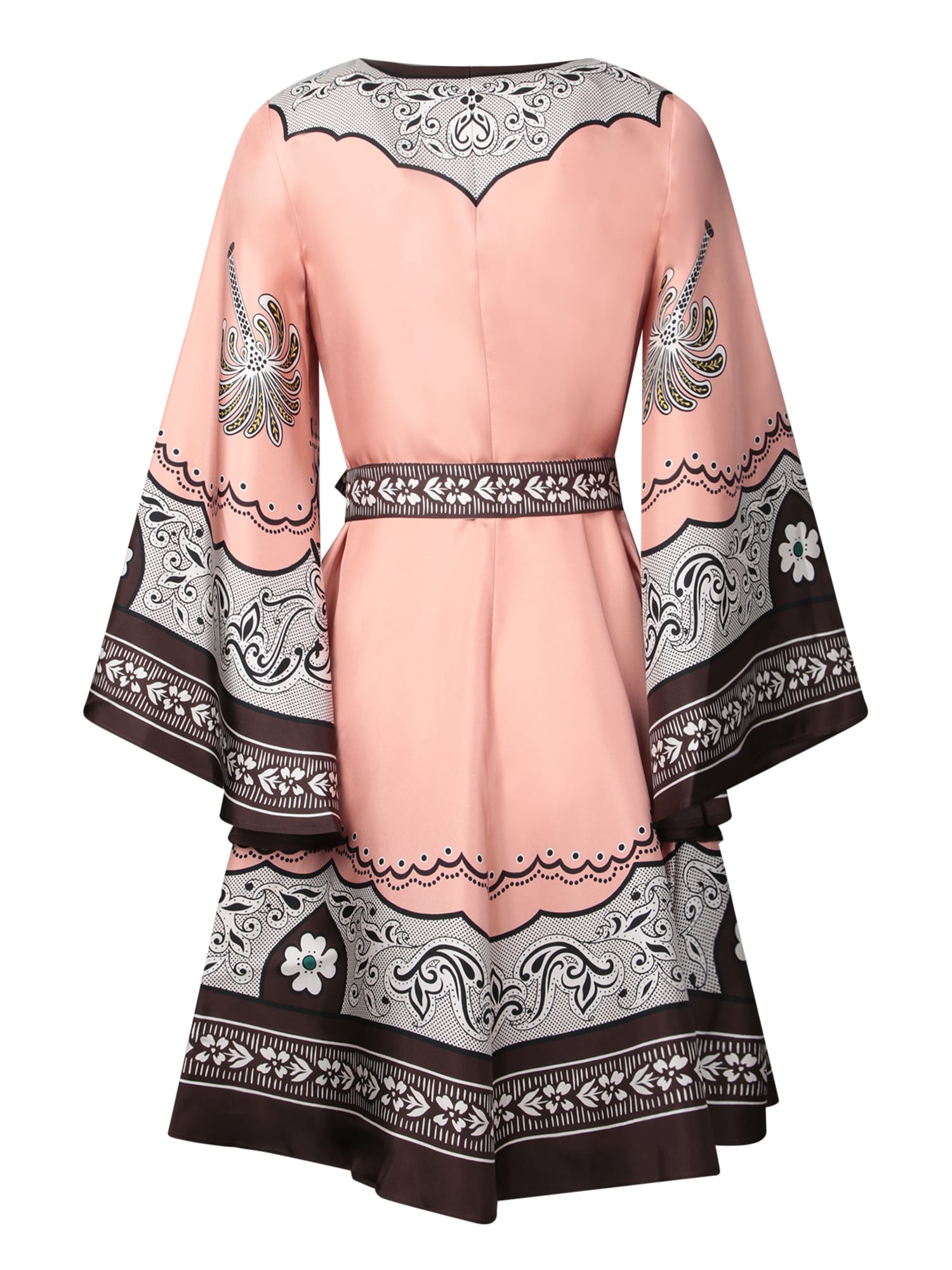 Shop La Doublej Magnificent Short Dress In Pink Multicolor