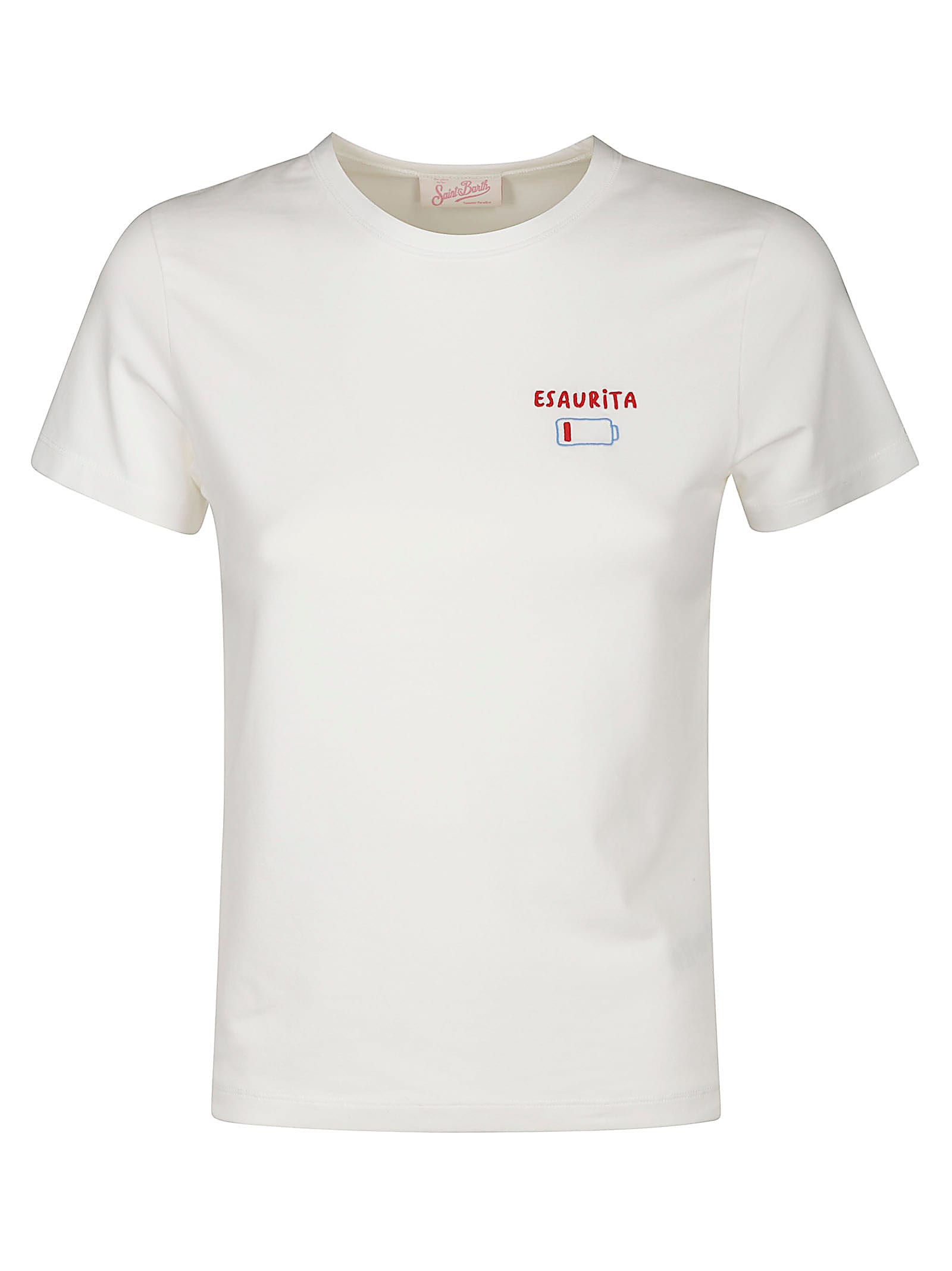 Mc2 Saint Barth Esme T-shirt In Gray