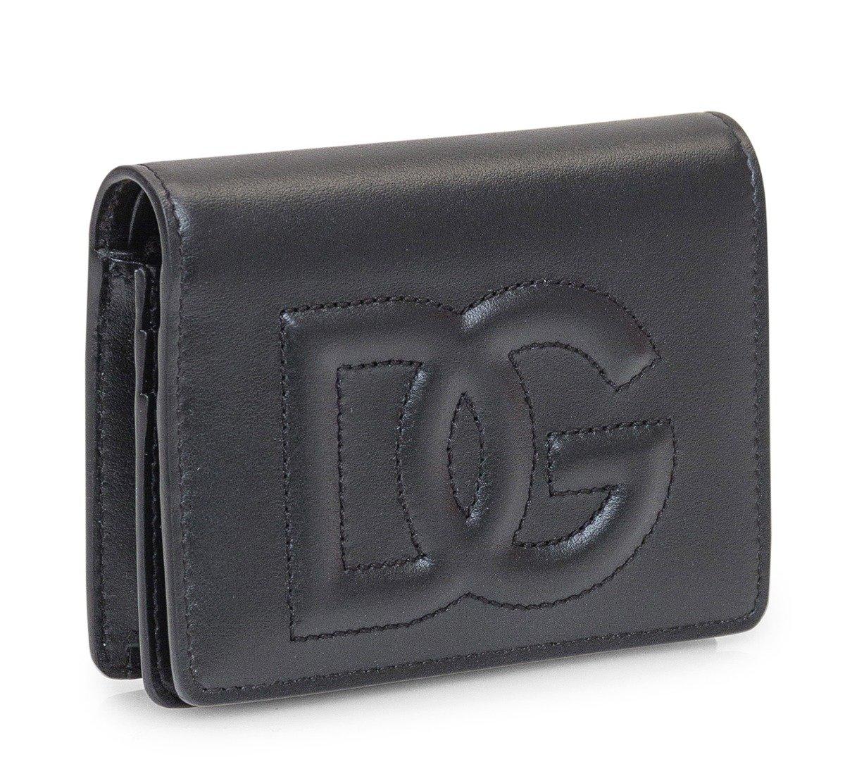 Shop Dolce & Gabbana Logo-embossed Bifold Wallet In Black