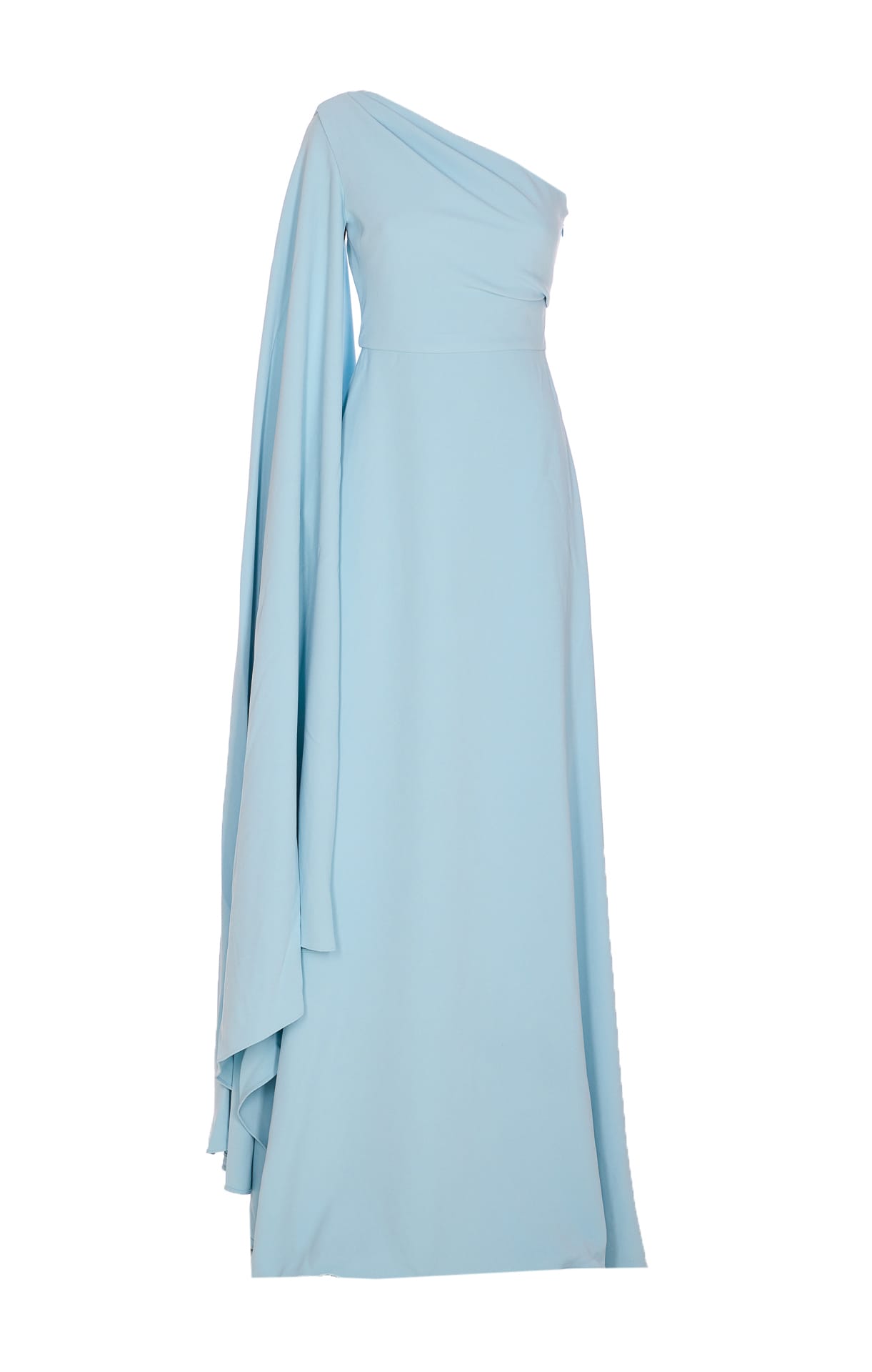 Solace London Yazmin Midi Dress In Blue