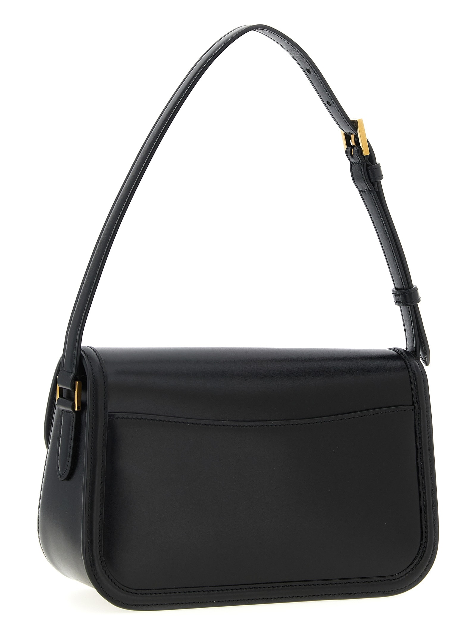 Saint Laurent Solferino Medium Shoulder Bag In Black