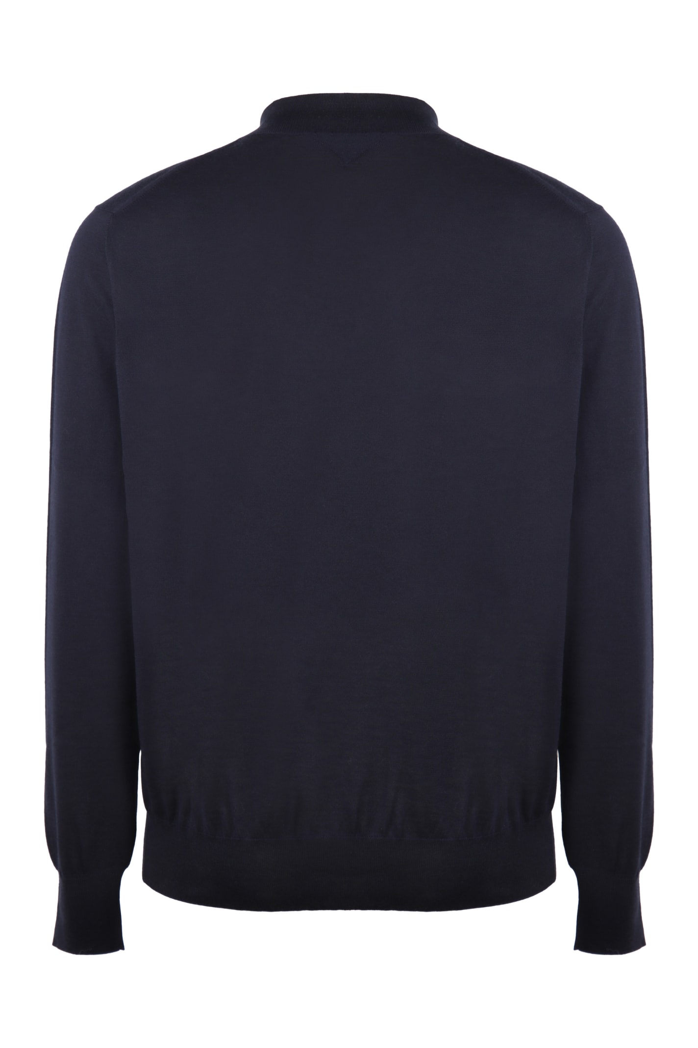 Shop Bottega Veneta Crew-neck Cashmere Sweater In Blue