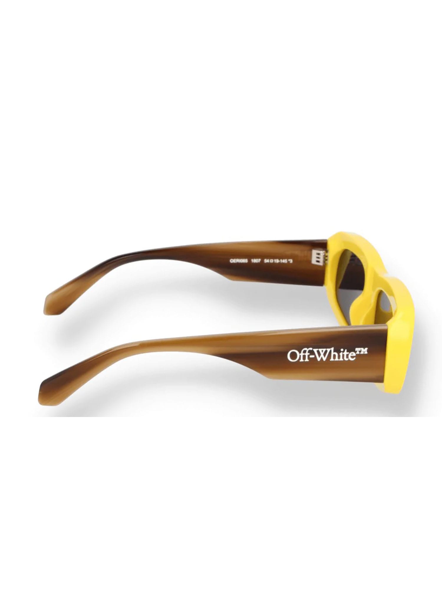 Shop Off-white Austin Sunglasses Sunglasses In Yellow