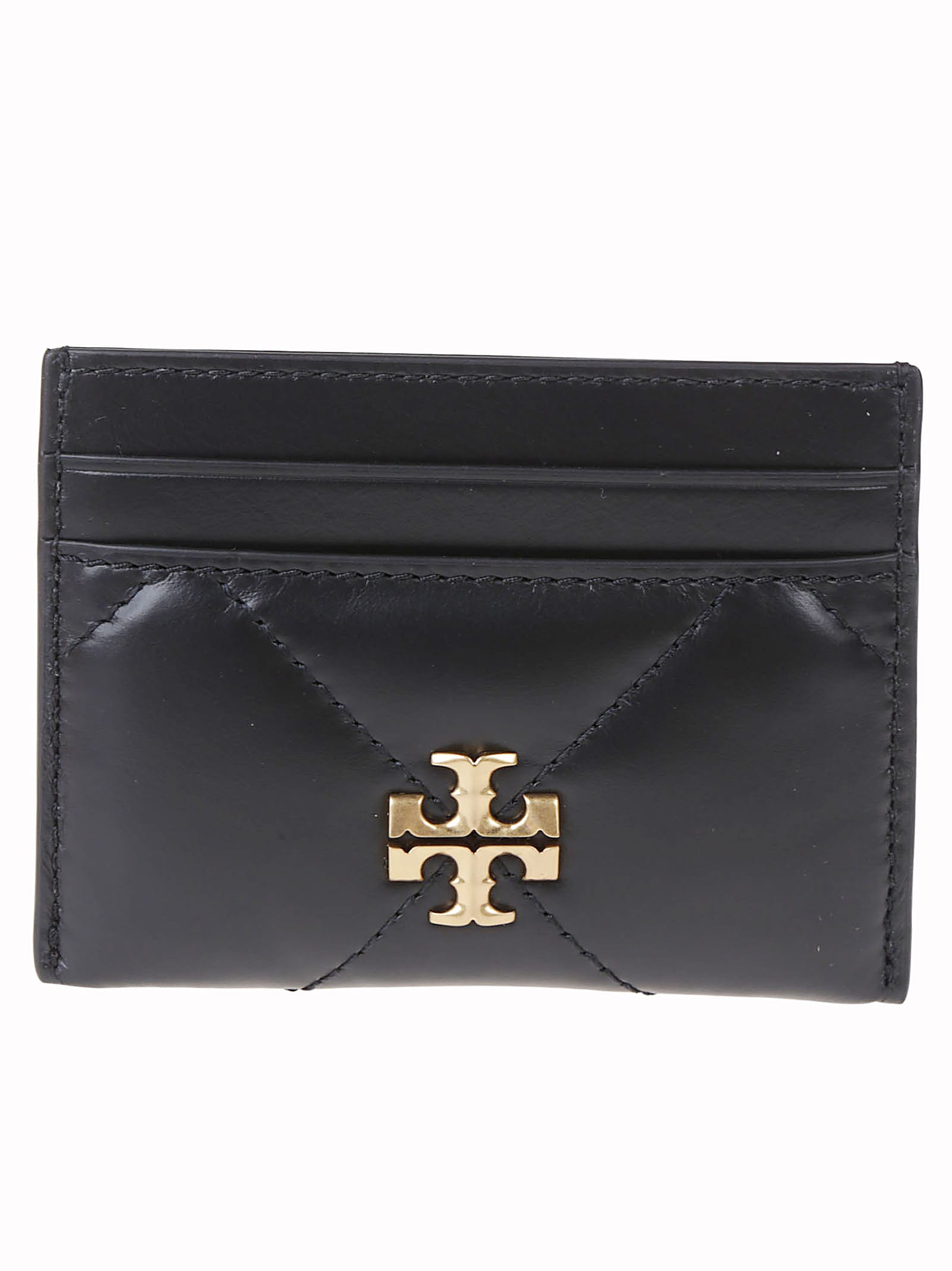 Tory Burch Kira Diamond Card Case In Black
