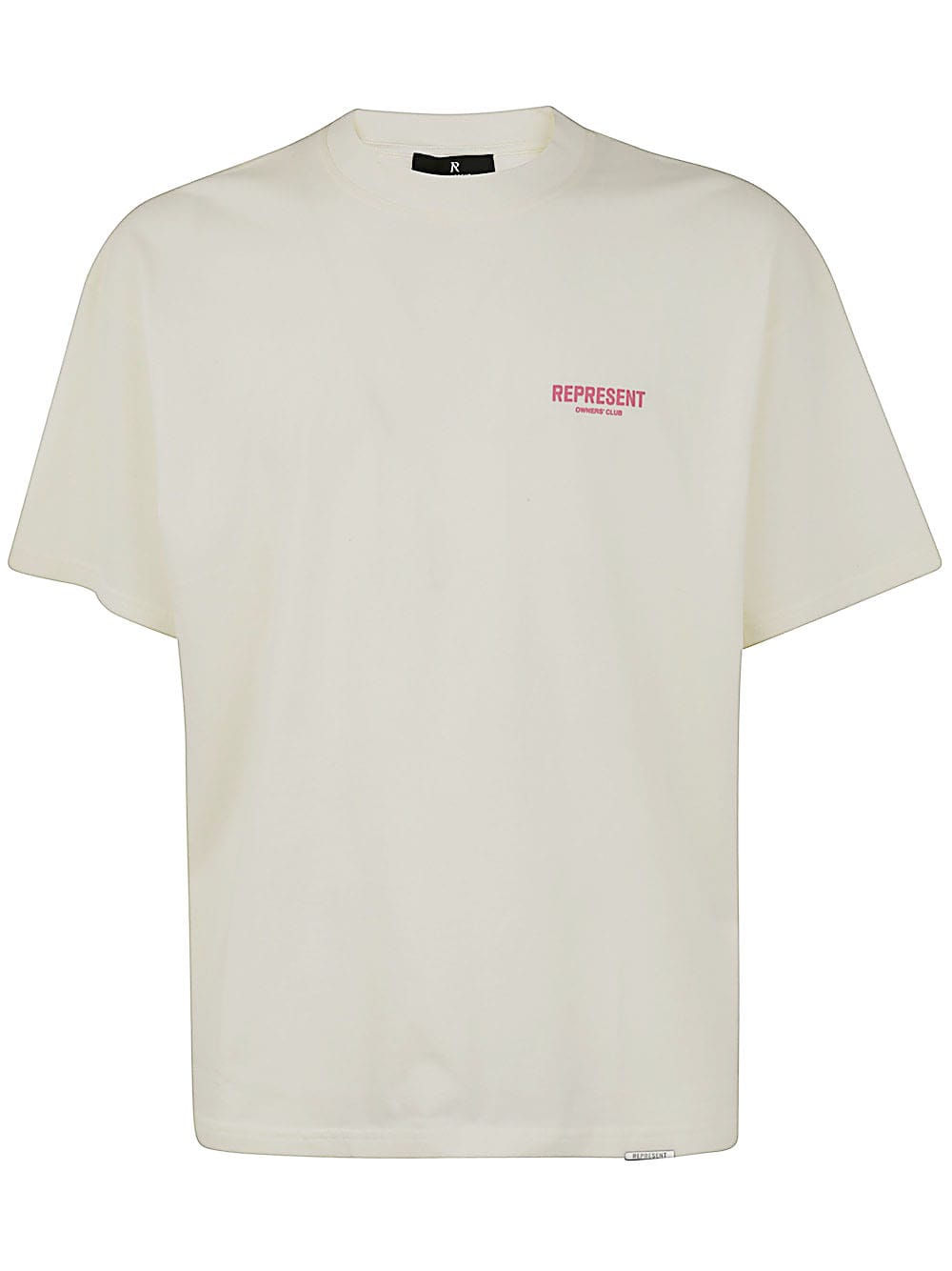 Represent T-shirt In White Bubblegum Pink